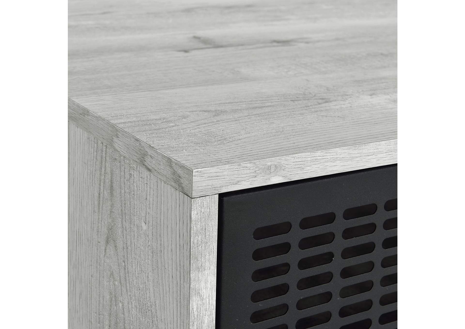 Tatiana End Table In Grey image 3