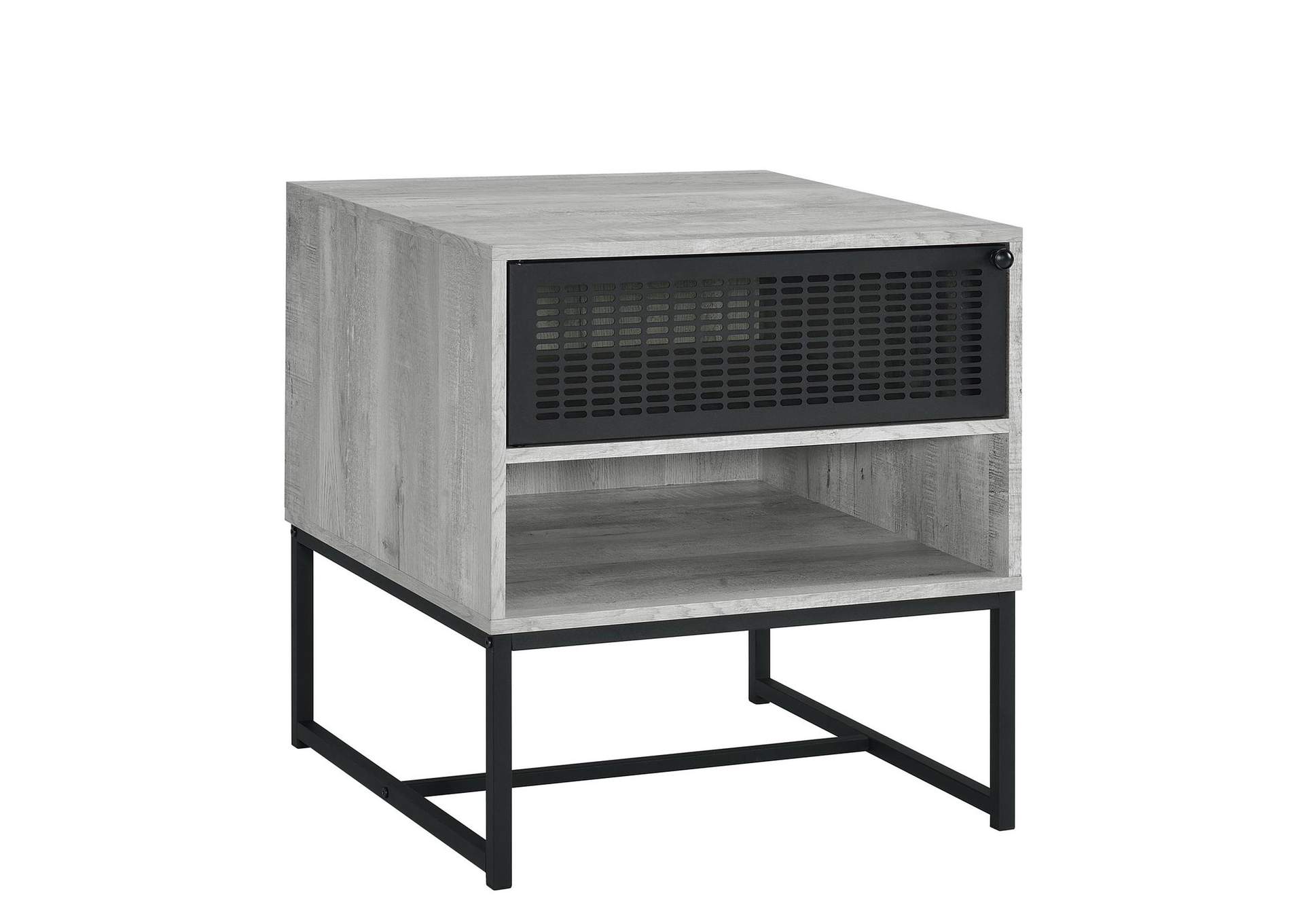 Tatiana End Table In Grey image 6
