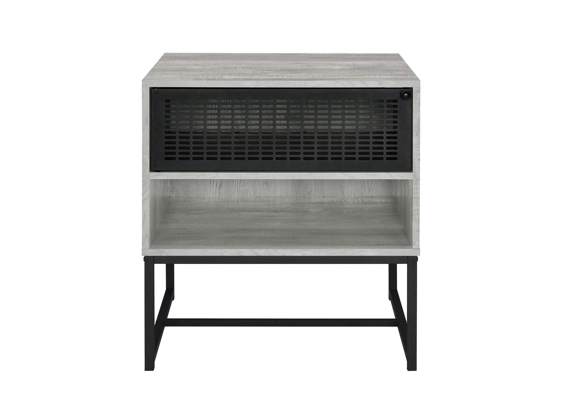 Tatiana End Table In Grey image 7
