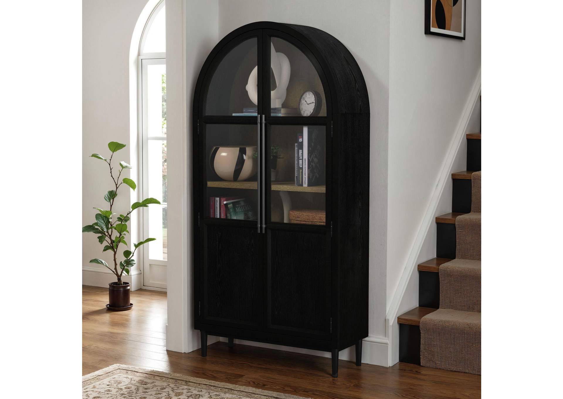 Taurus Bookcase In Flat Black image 1