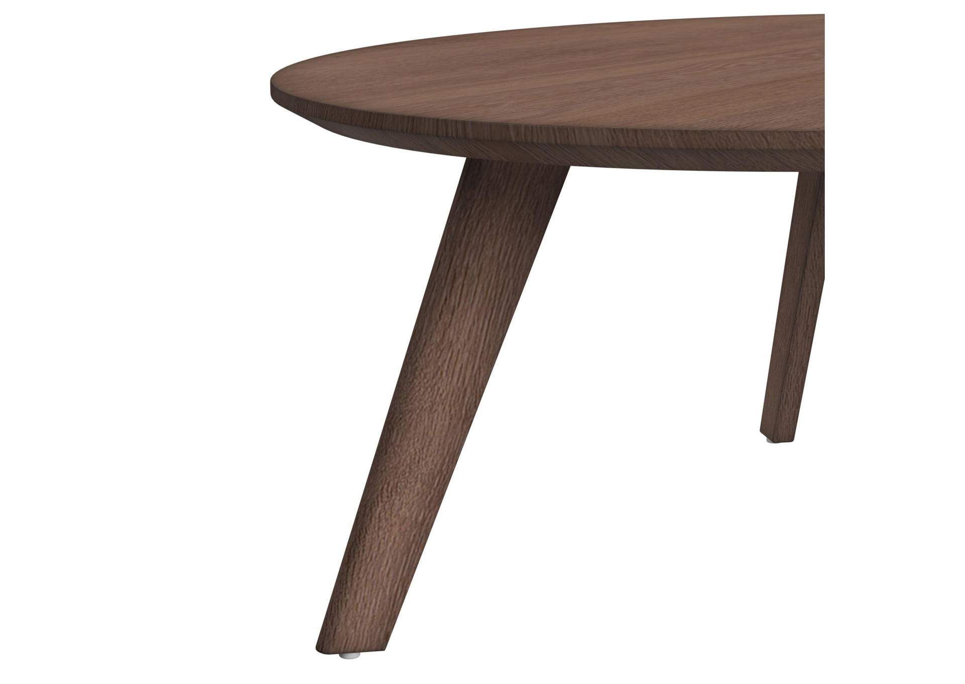 Theo 3 Piece Occasional Table Set Set With Coffee Table And 2 End Tables In Walnut image 4
