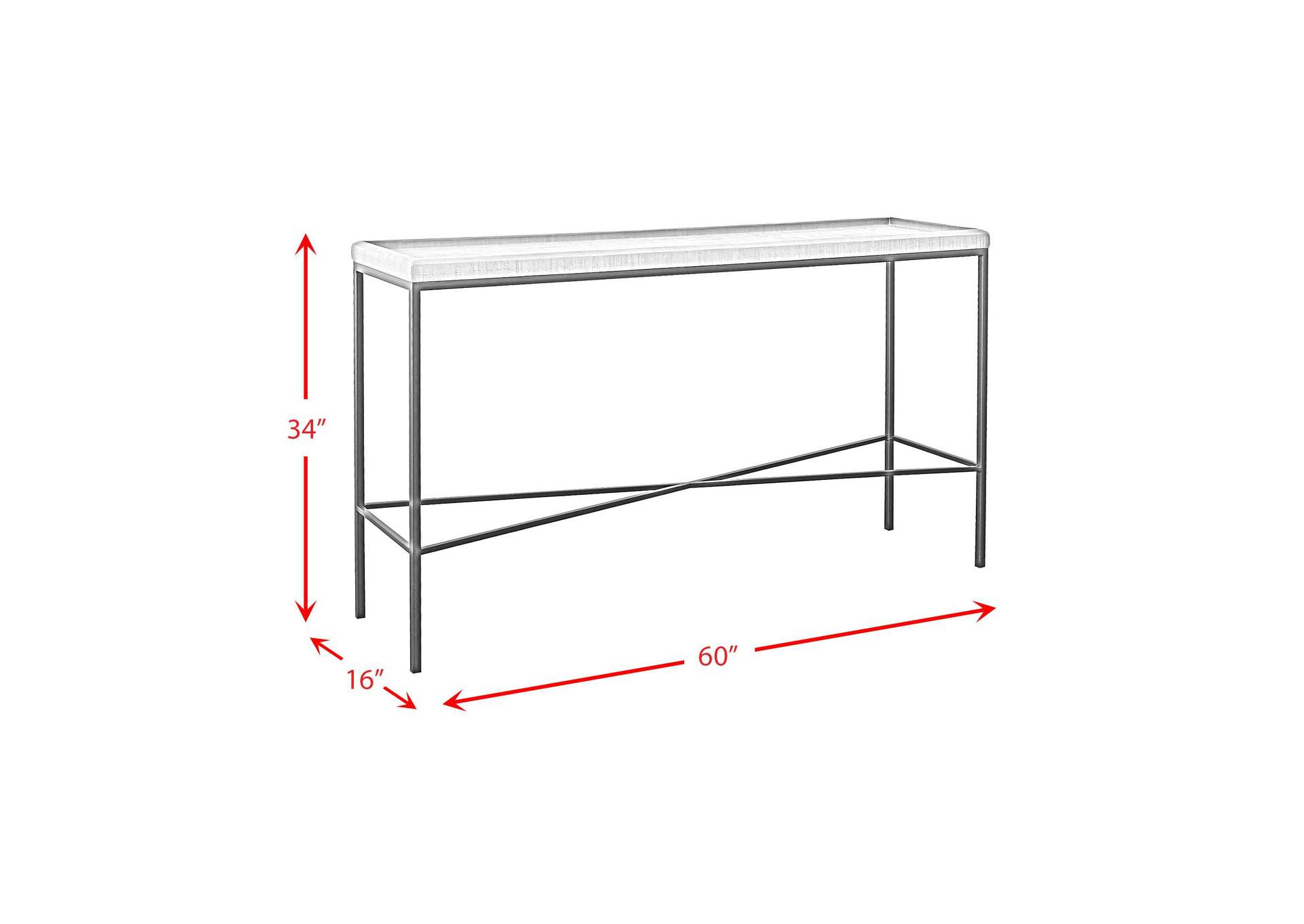 Timesch Sofa Table With Mdf Top In Natural image 5