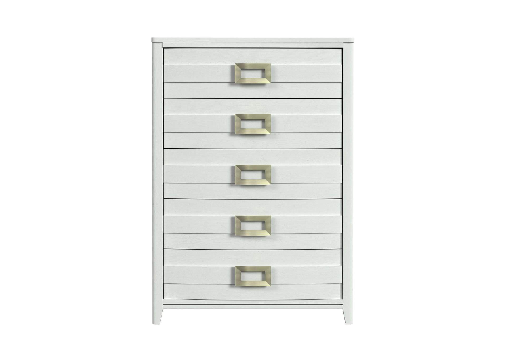 Tobias 5 - Drawer Chest In White image 5