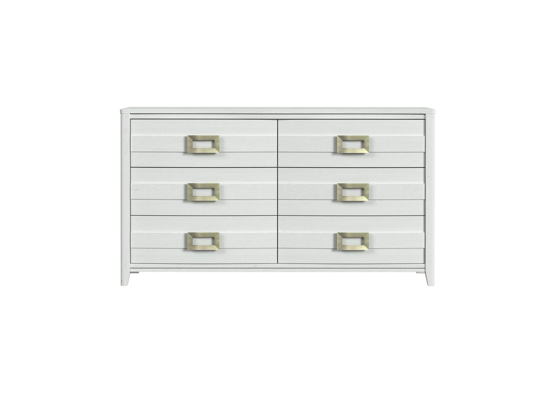 Tobias 6 - Drawer Dresser In White image 6