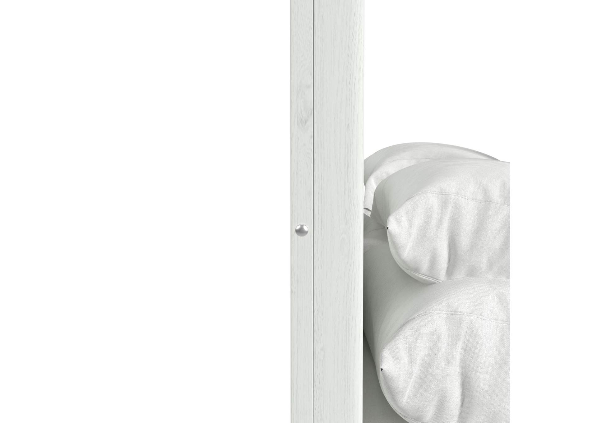 Tobias Twin Bed With Led In White image 5