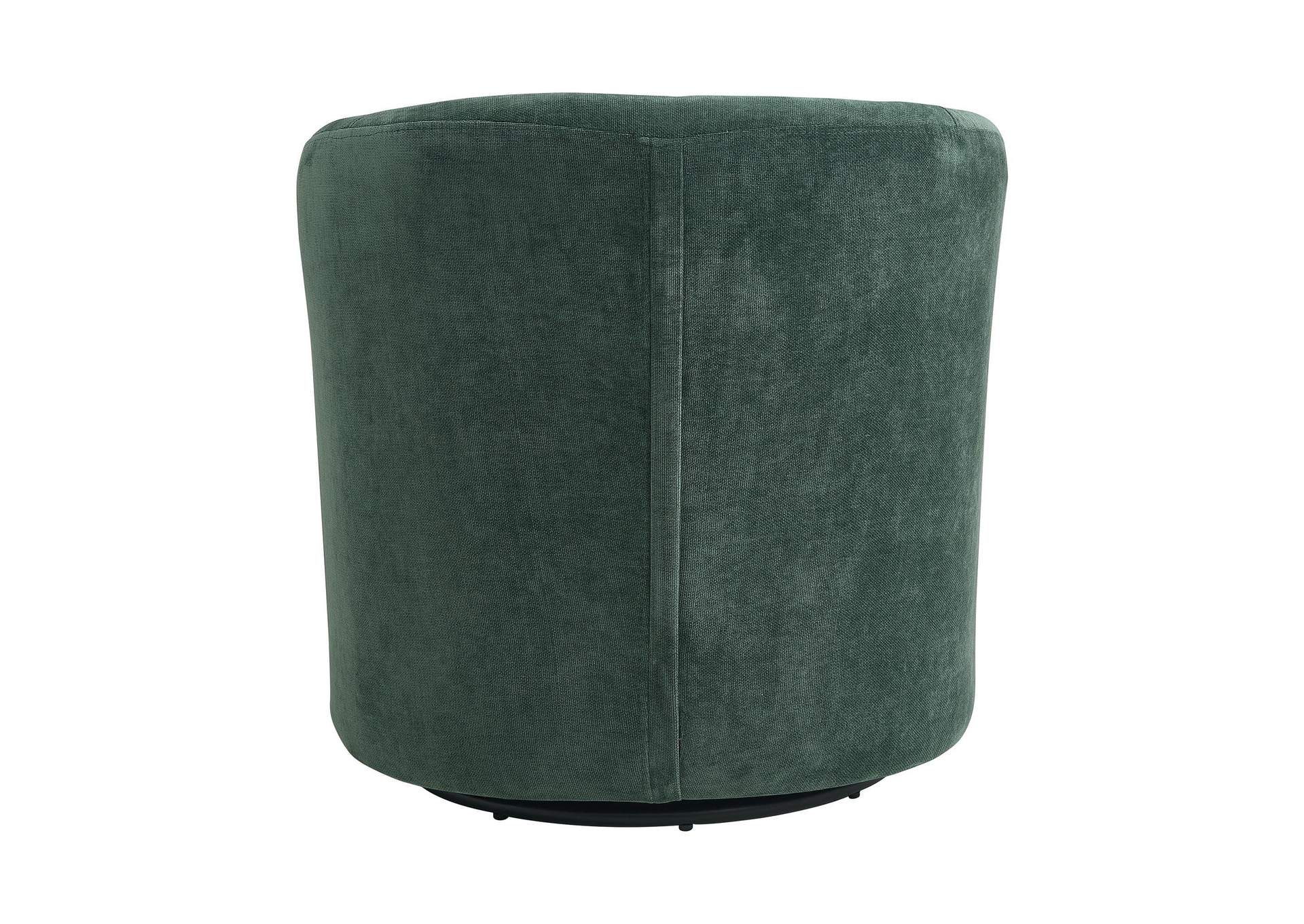 Torrance Swivel Chair In Robin Emerald Tyn997 image 8