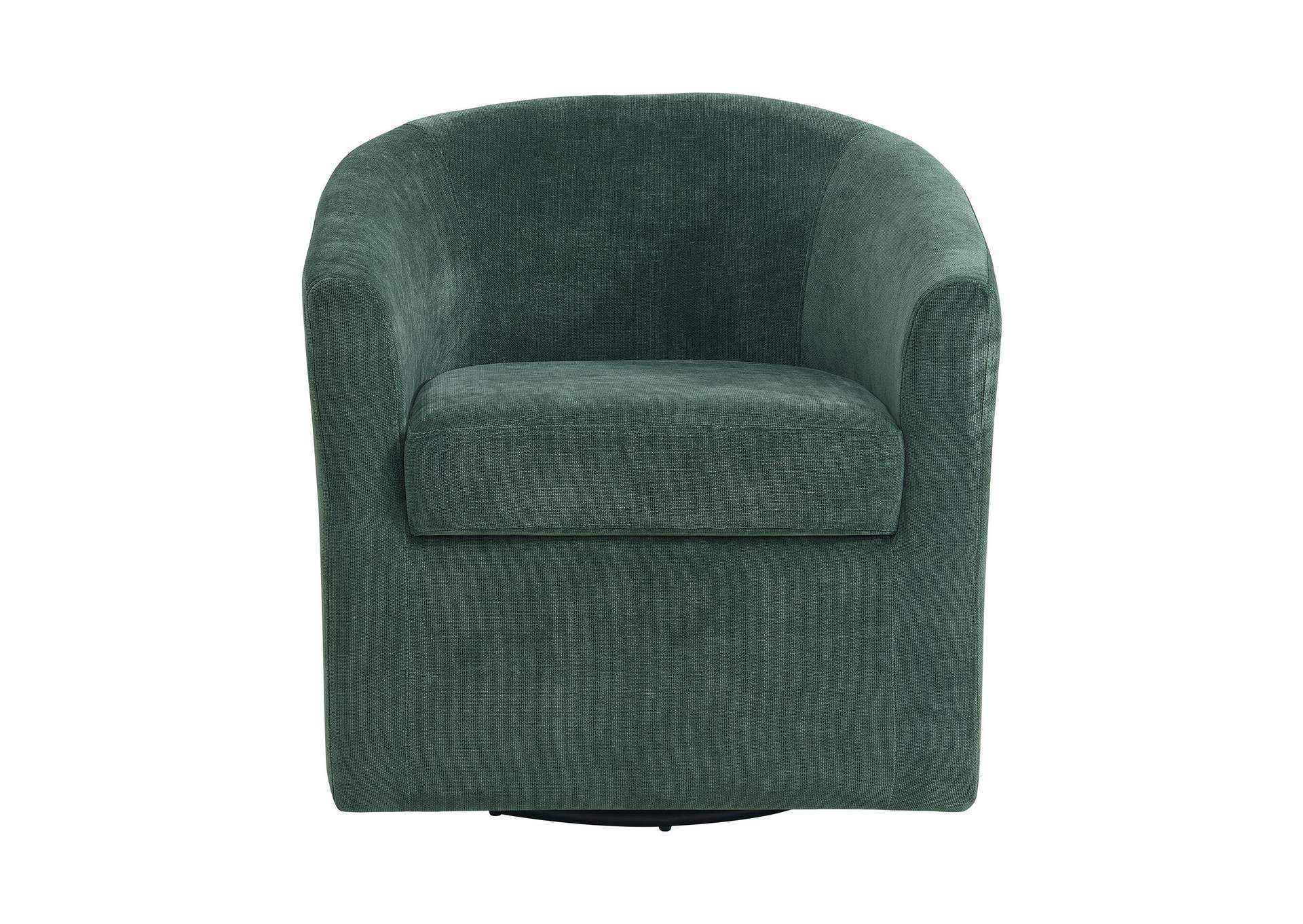 Torrance Swivel Chair In Robin Emerald Tyn997 image 7