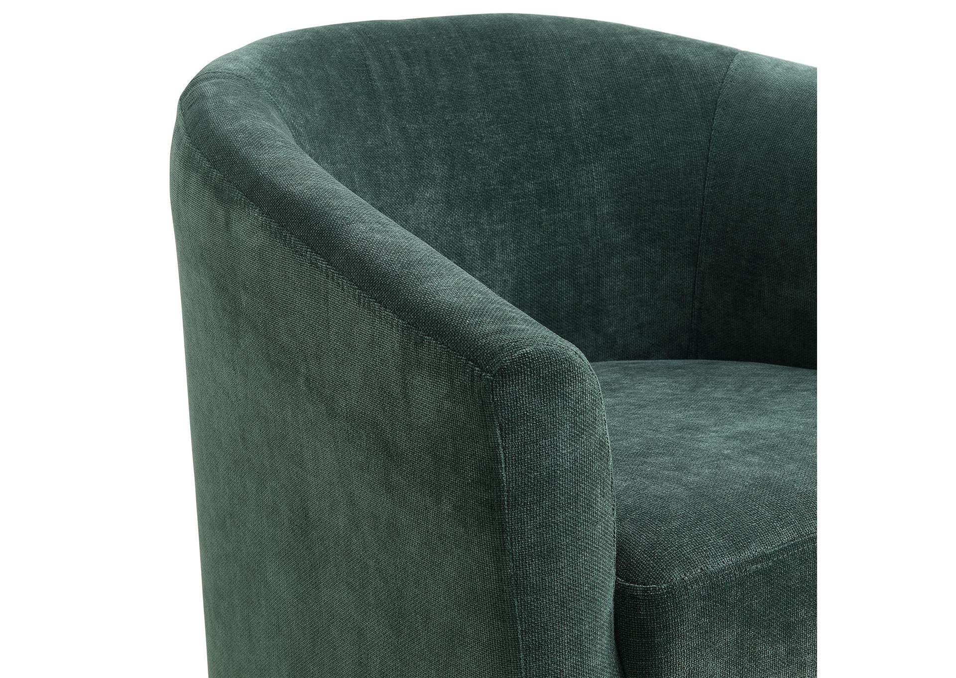 Torrance Swivel Chair In Robin Emerald Tyn997 image 3