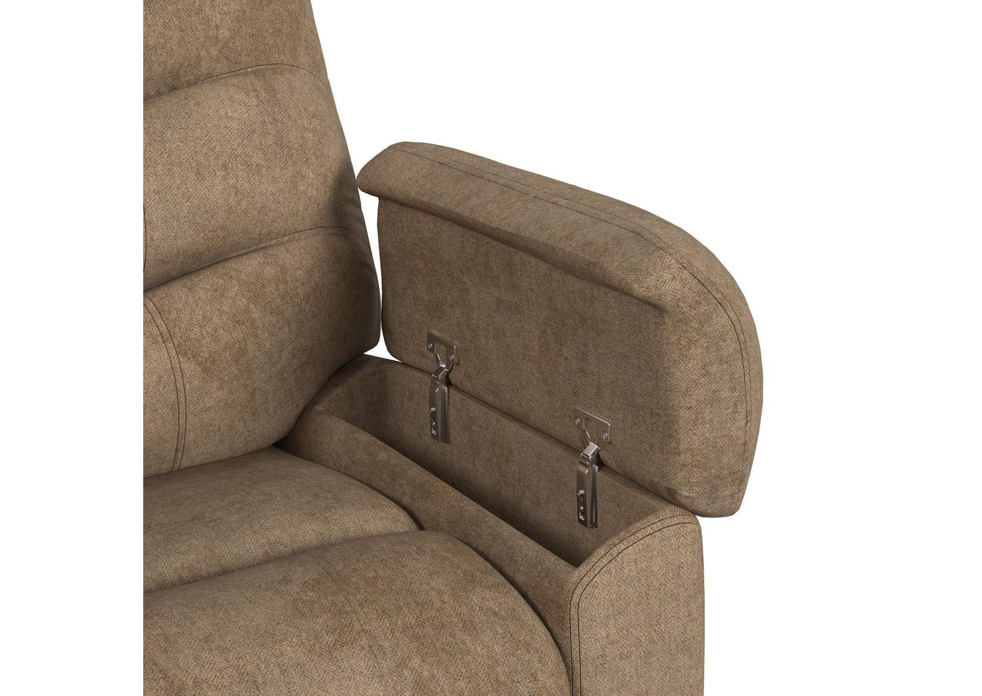 Trifecta P3 Recliner With Heat Massage Zero Gravity Memory Foam In Sefi Puppy image 4
