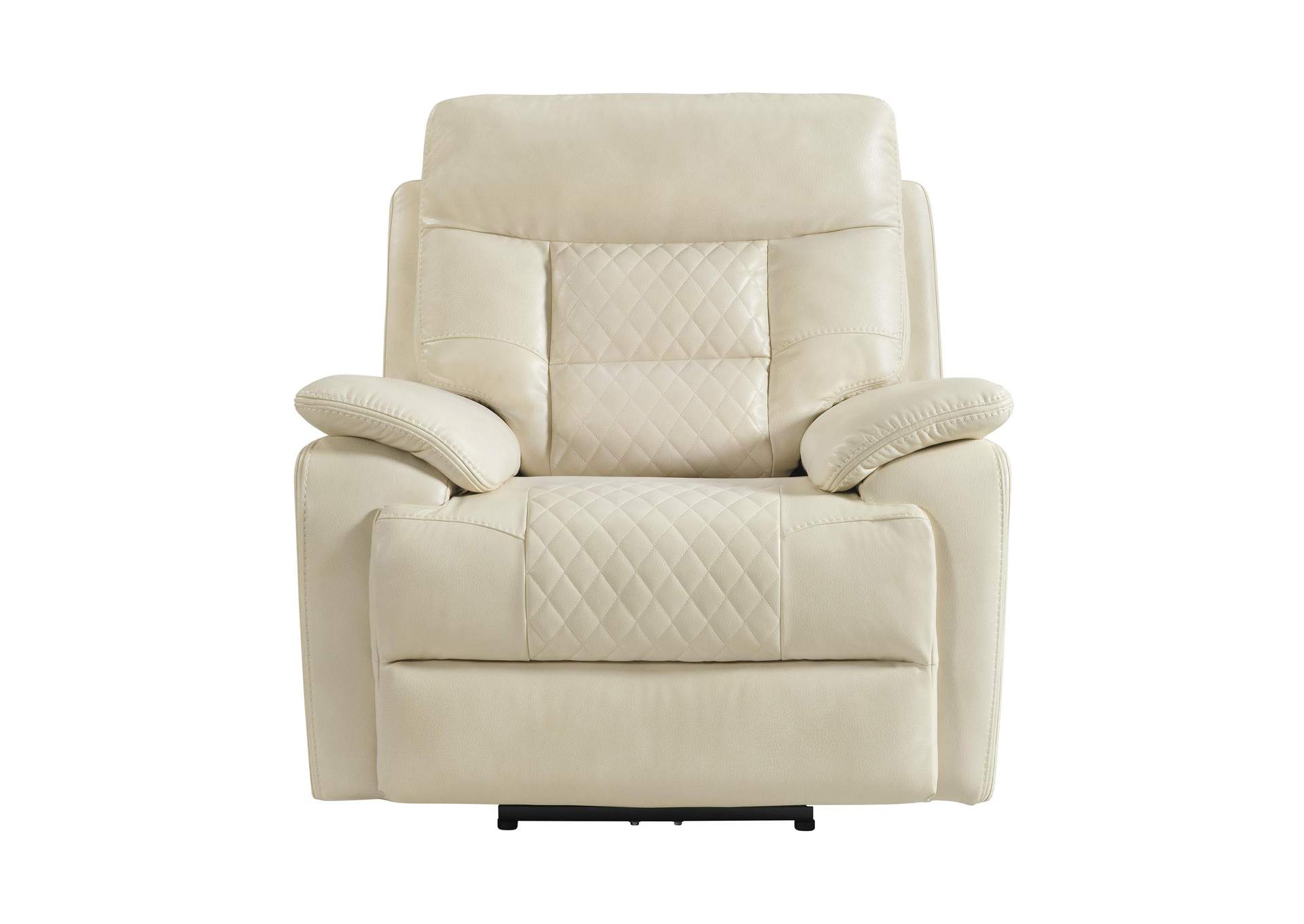 Trinidad Power Recliner With Power Motion Head Recliner In Pebble Cream image 6