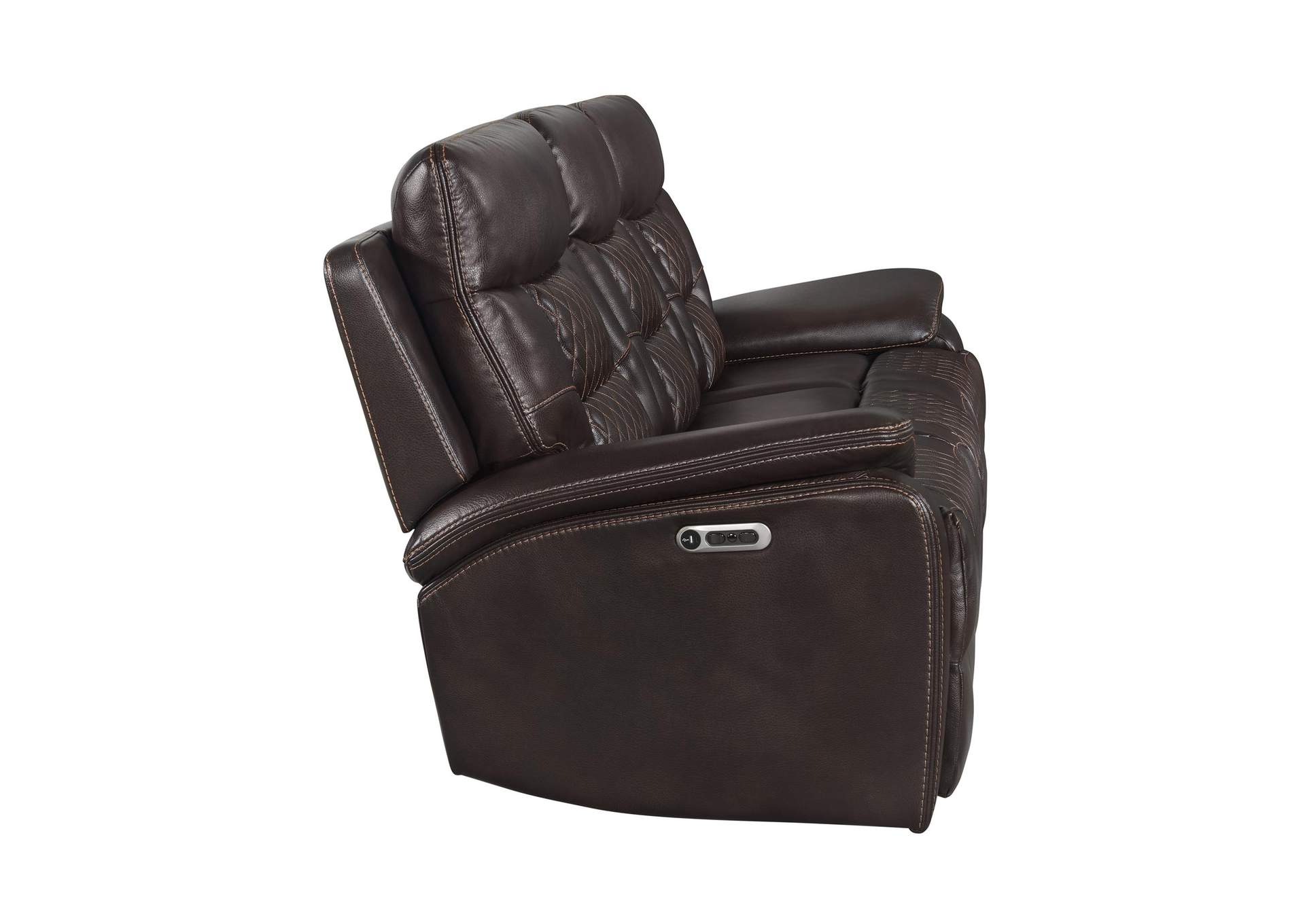 Trinidad Power Motion Sofa With Power Motion Head Recliner In Pebble Brown image 9