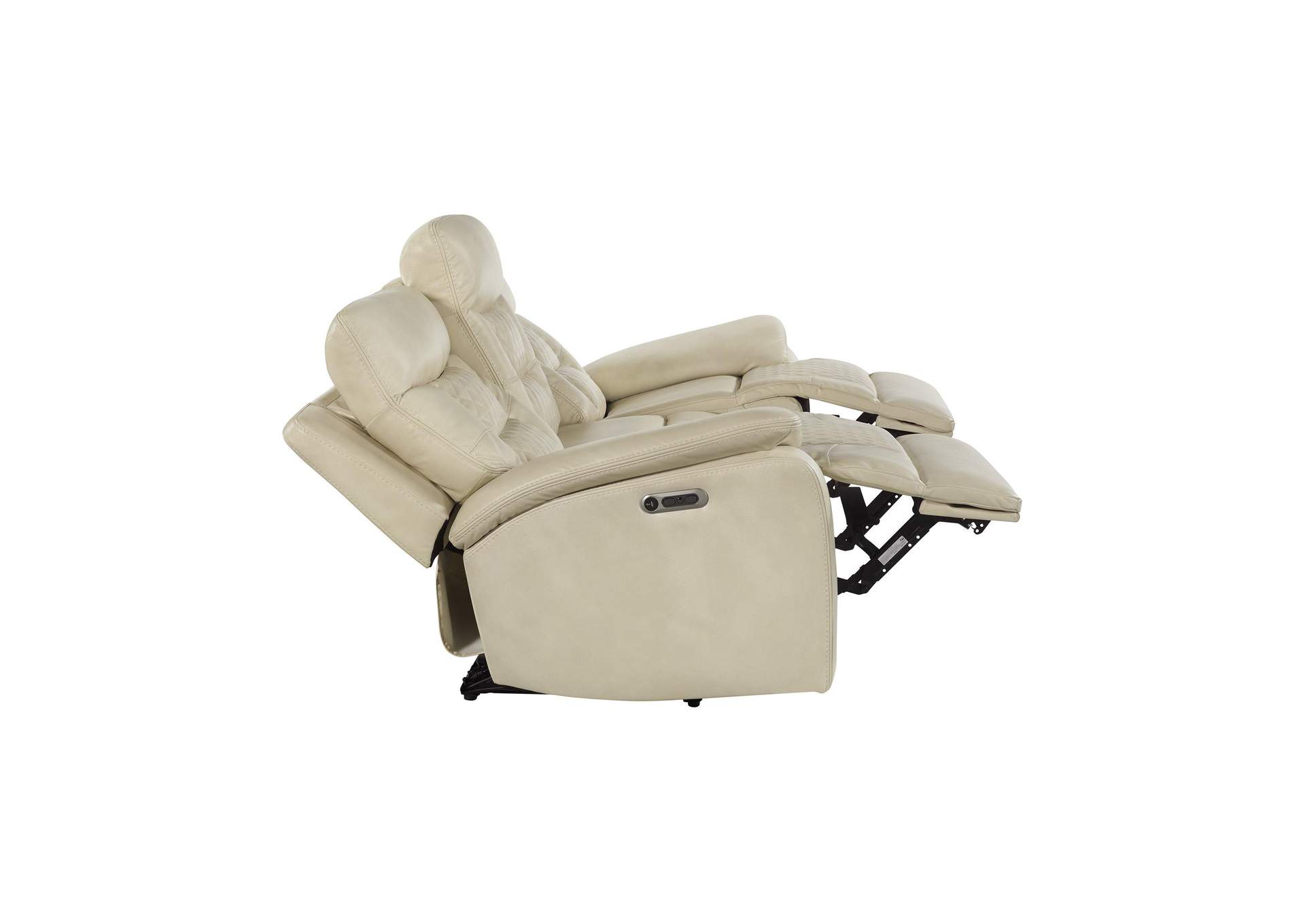 Trinidad Power Motion Sofa With Power Motion Head Recliner In Pebble Cream image 9