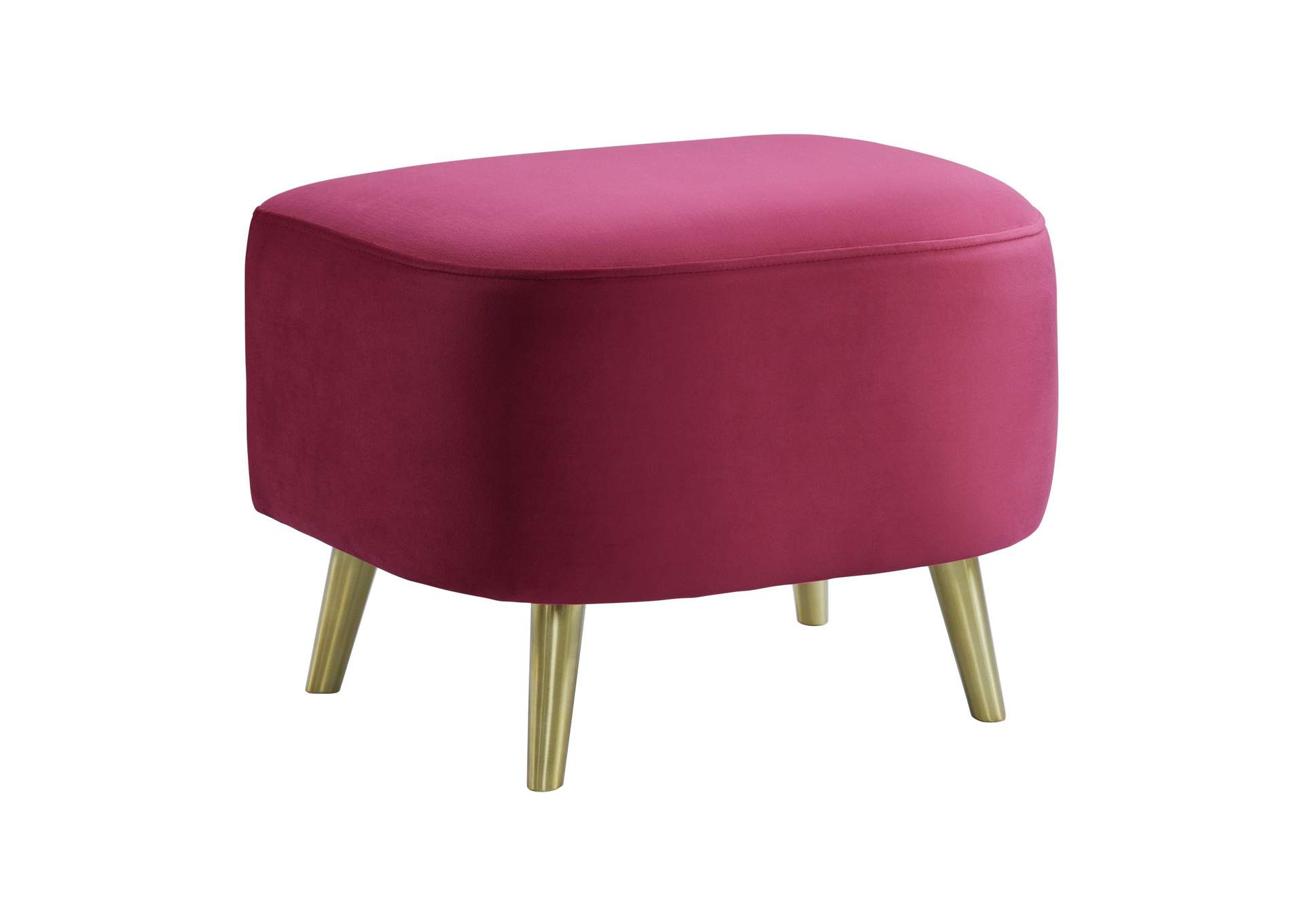 Trinity Ottoman In Broadway Red