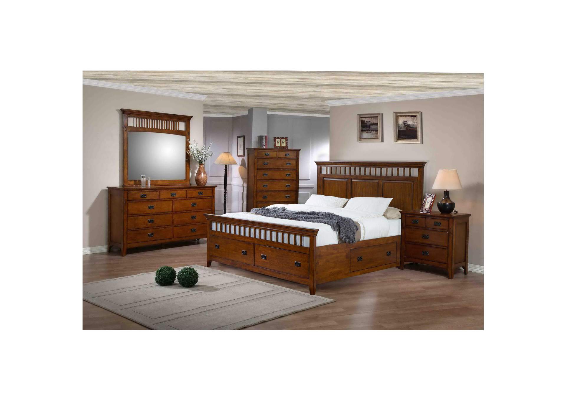 Trudy King Storage Bed image 1