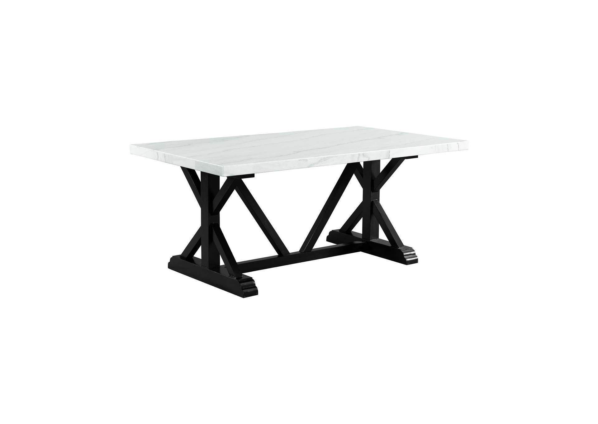Tuscany 70 Marble Standard Height Rectangular Dining Table image 6