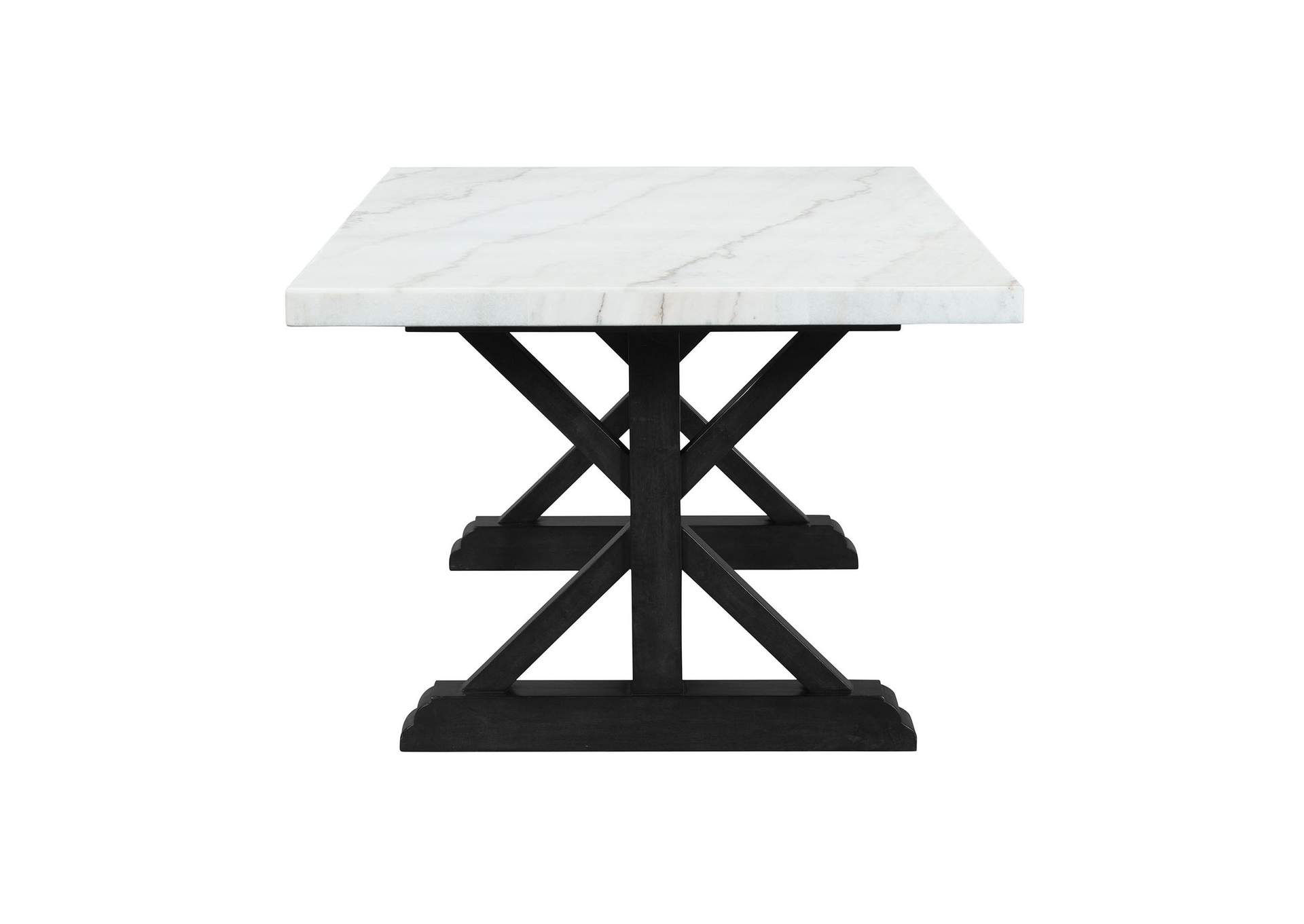Tuscany 70 Marble Standard Height Rectangular Dining Table image 10