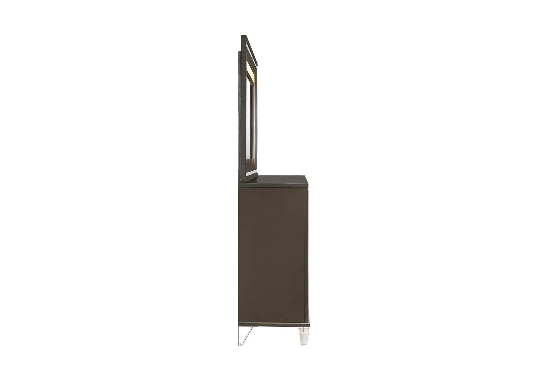 Twenty Nine 6 - Drawer Dresser With Mood Lighting Mirror image 13