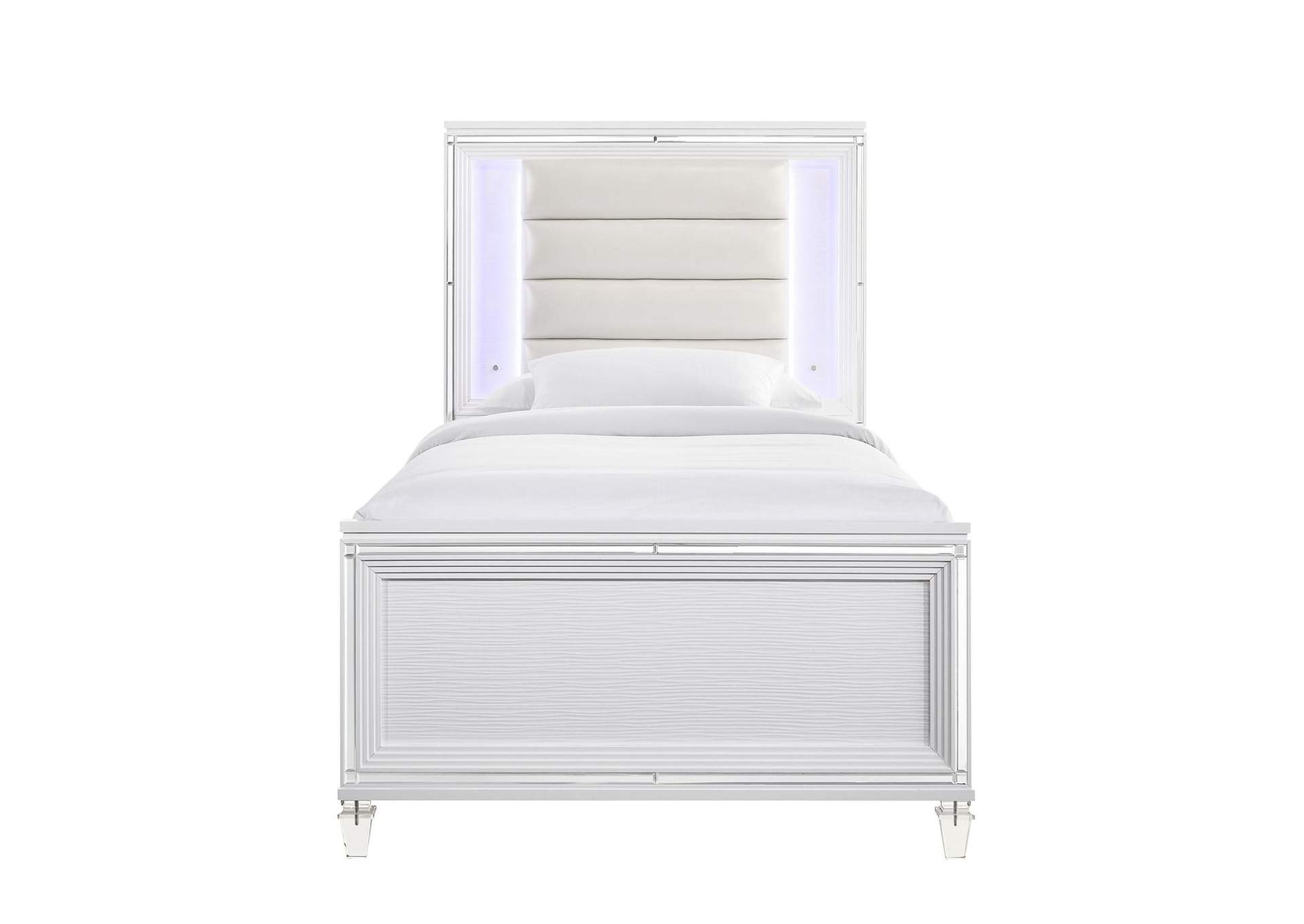 Twenty Nine Youth Twin Bed White image 9