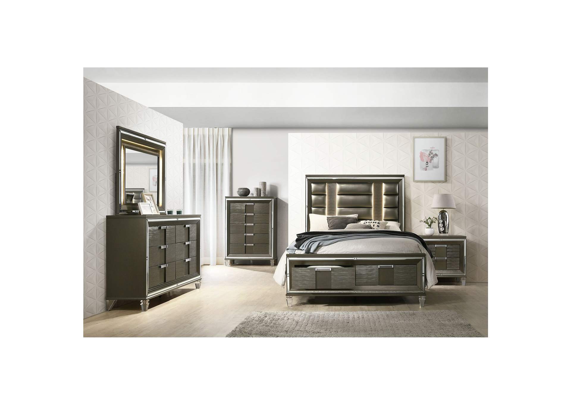 Twenty Nine 2 - Drawer Queen Storage Bed