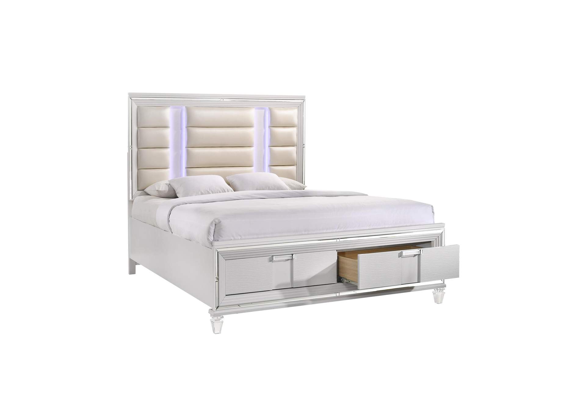 Twenty Nine King Bed White image 14