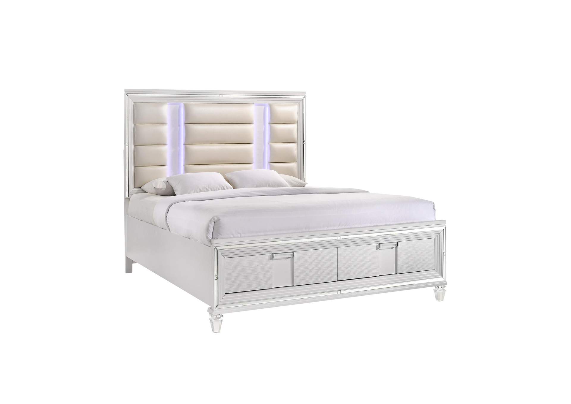 Twenty Nine King Bed White image 12