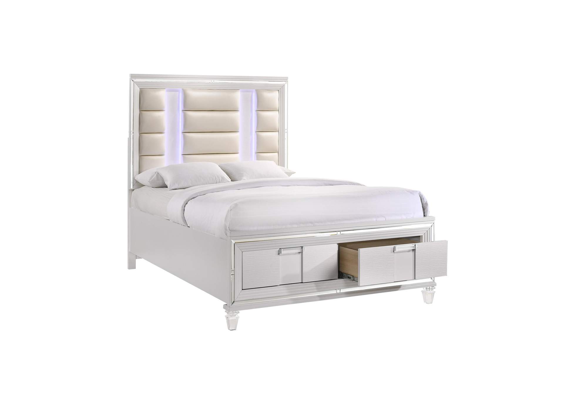 Twenty Nine Queen Bed White image 14