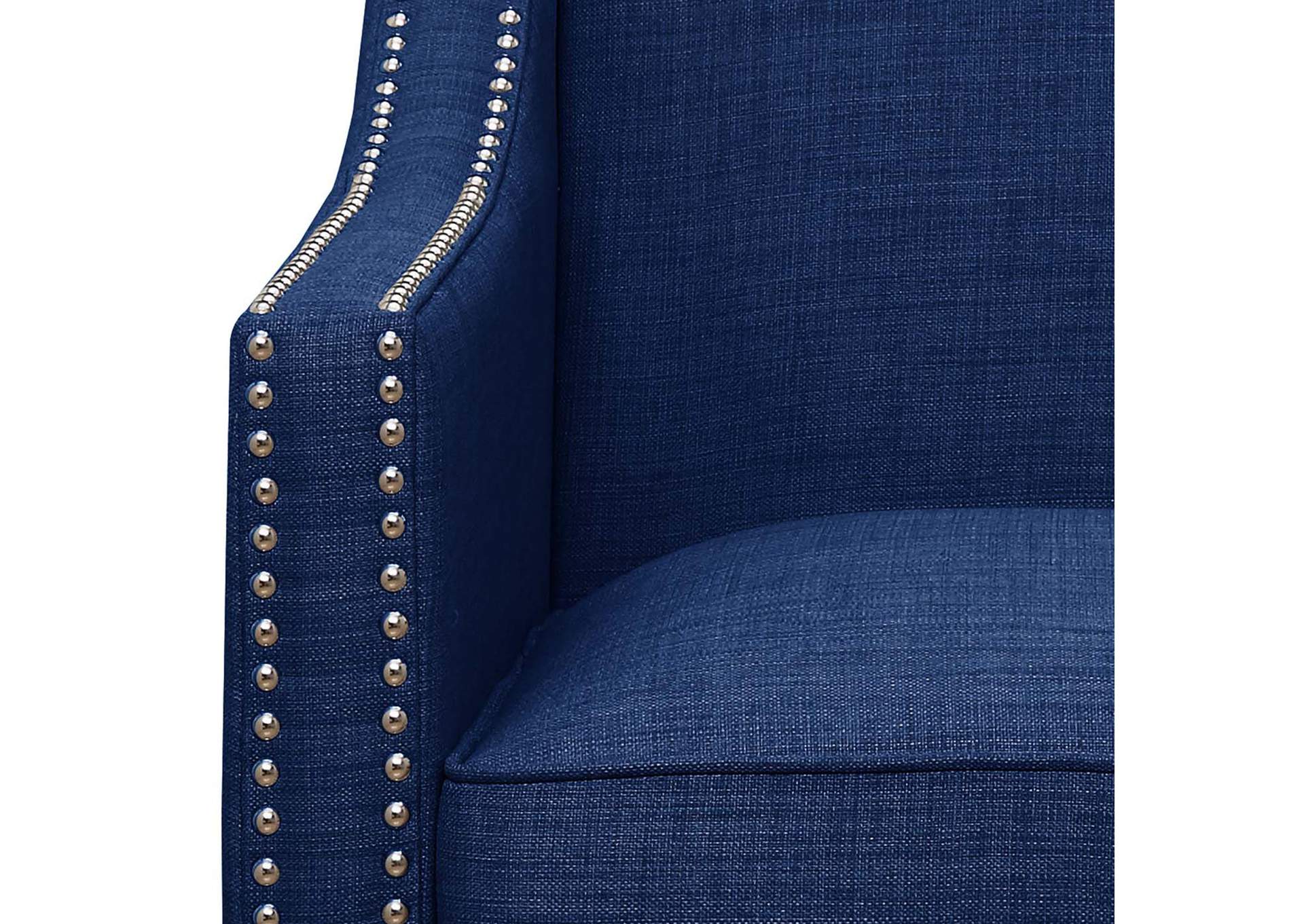 Erica 497 Chair With Chrome Nails Heirloom Blue image 8