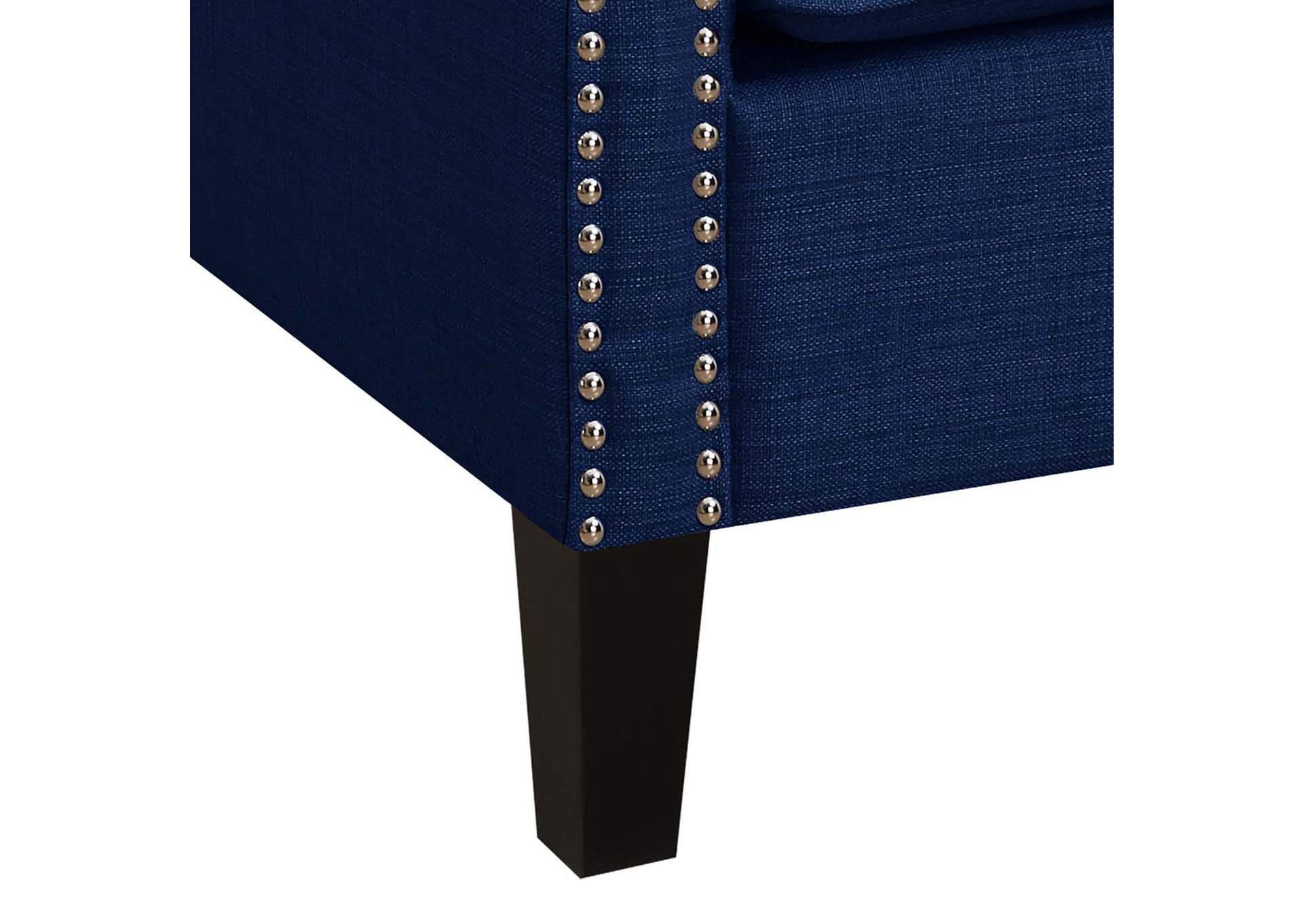 Erica 497 Chair With Chrome Nails Heirloom Blue image 10