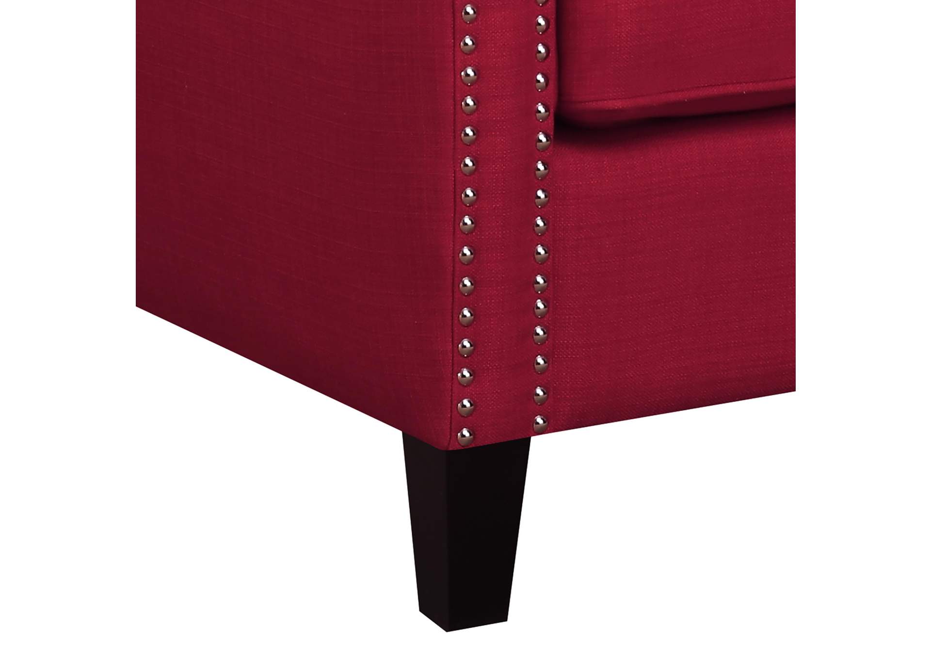 Erica 497 Chair With Chrome Nails Heirloom Berry image 11