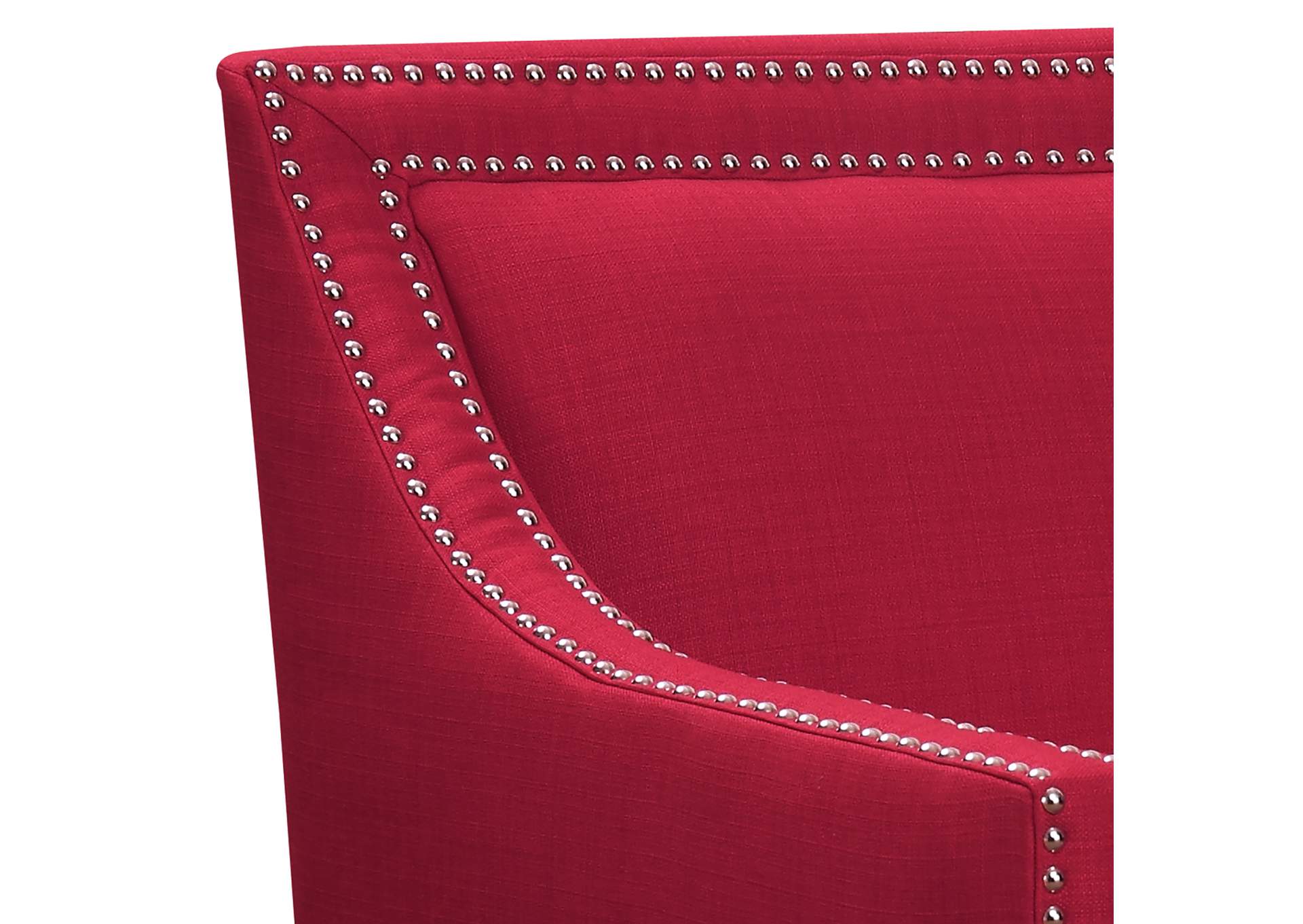 Erica Chair Ottoman In Heirloom Berry image 9