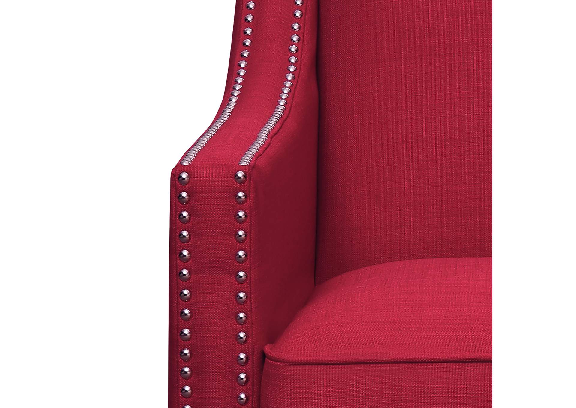 Erica Chair Ottoman In Heirloom Berry image 10