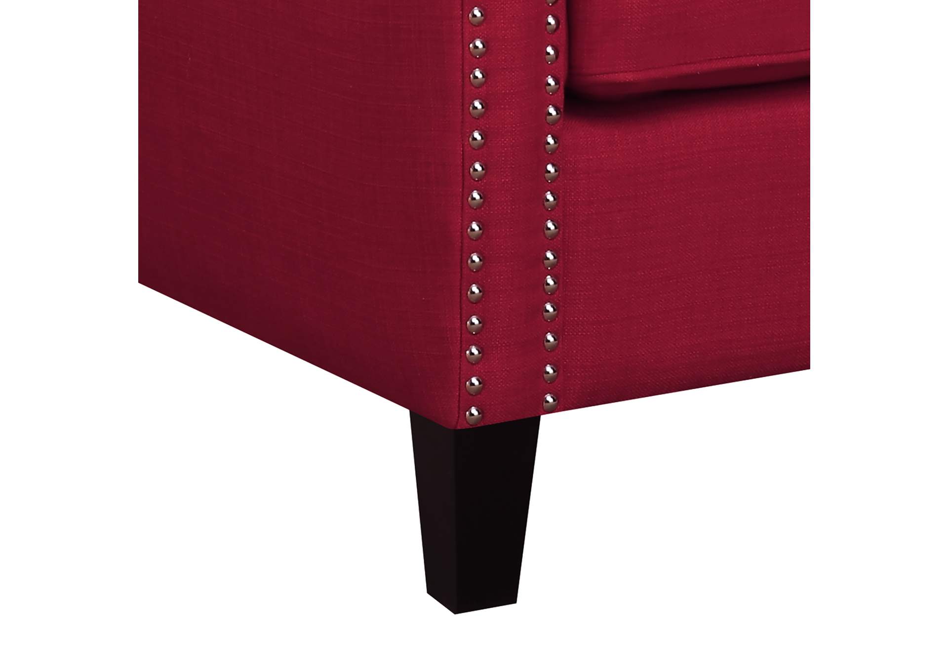 Erica Chair Ottoman In Heirloom Berry image 13