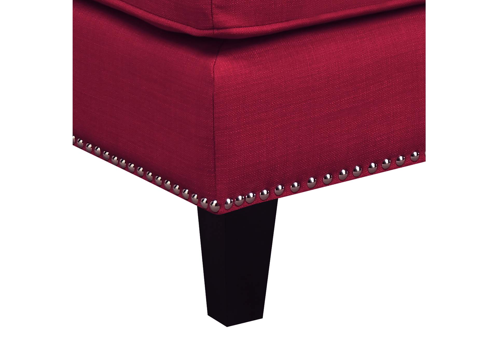 Erica Chair Ottoman In Heirloom Berry image 14