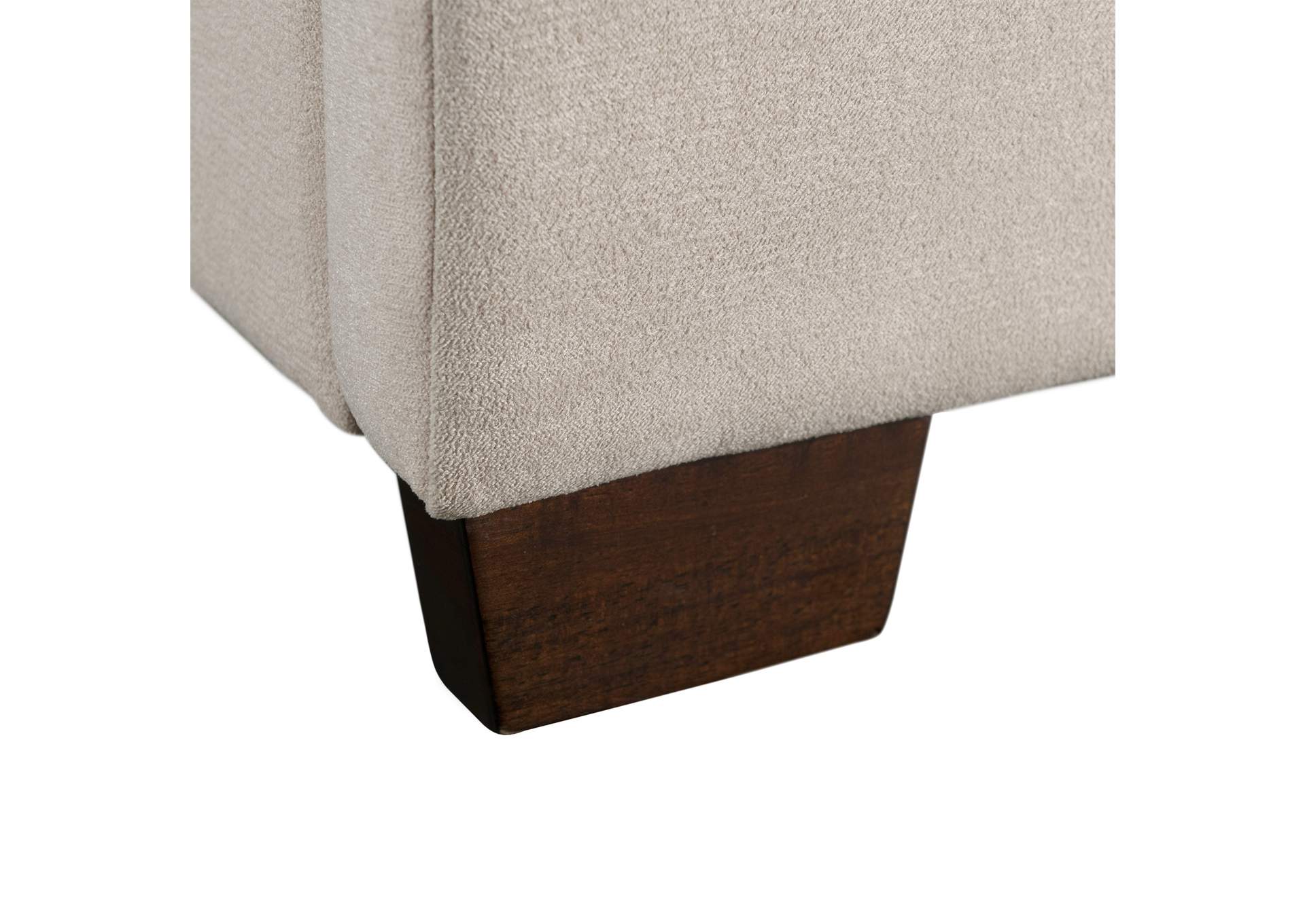 Magnolia Queen Storage Bed Boulder Sand