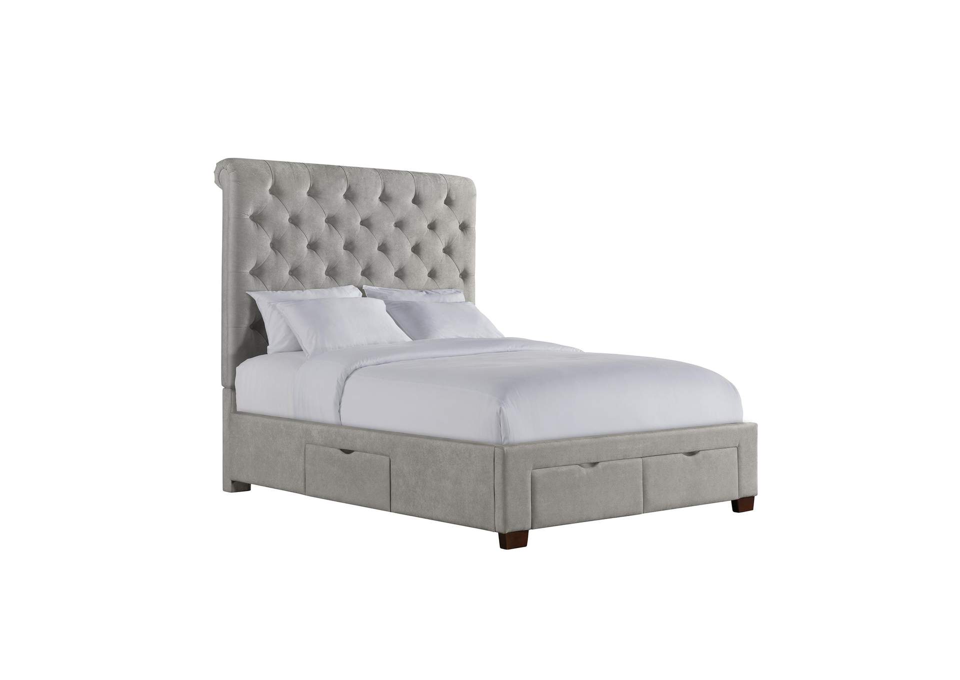 Waldorf Queen Storage Bed Boulder Grey image 3