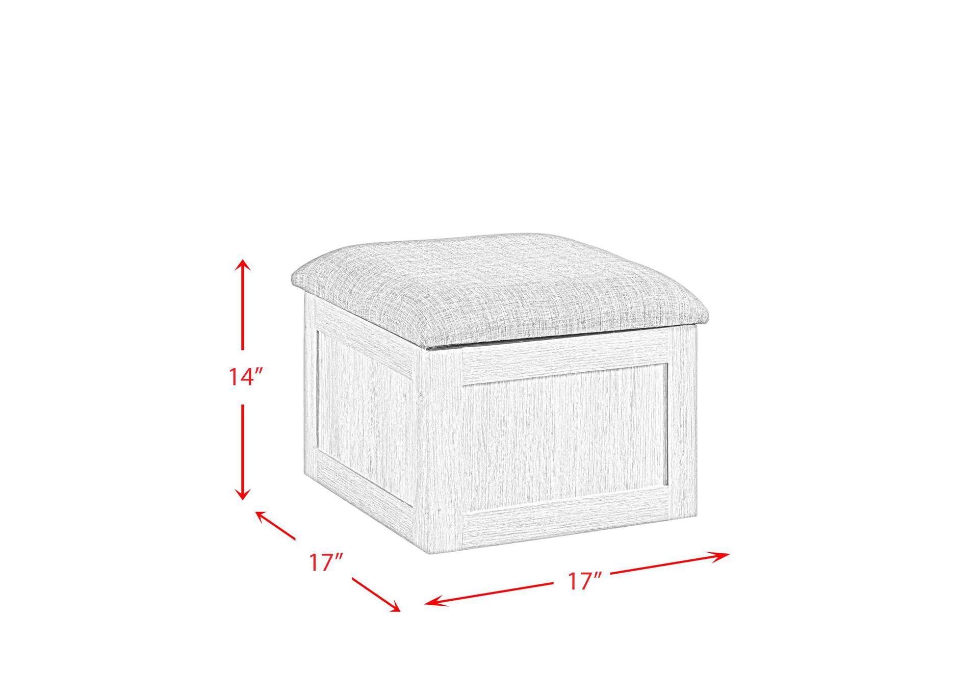 Uster Coffee Table With Four Storage Stools Grey image 10