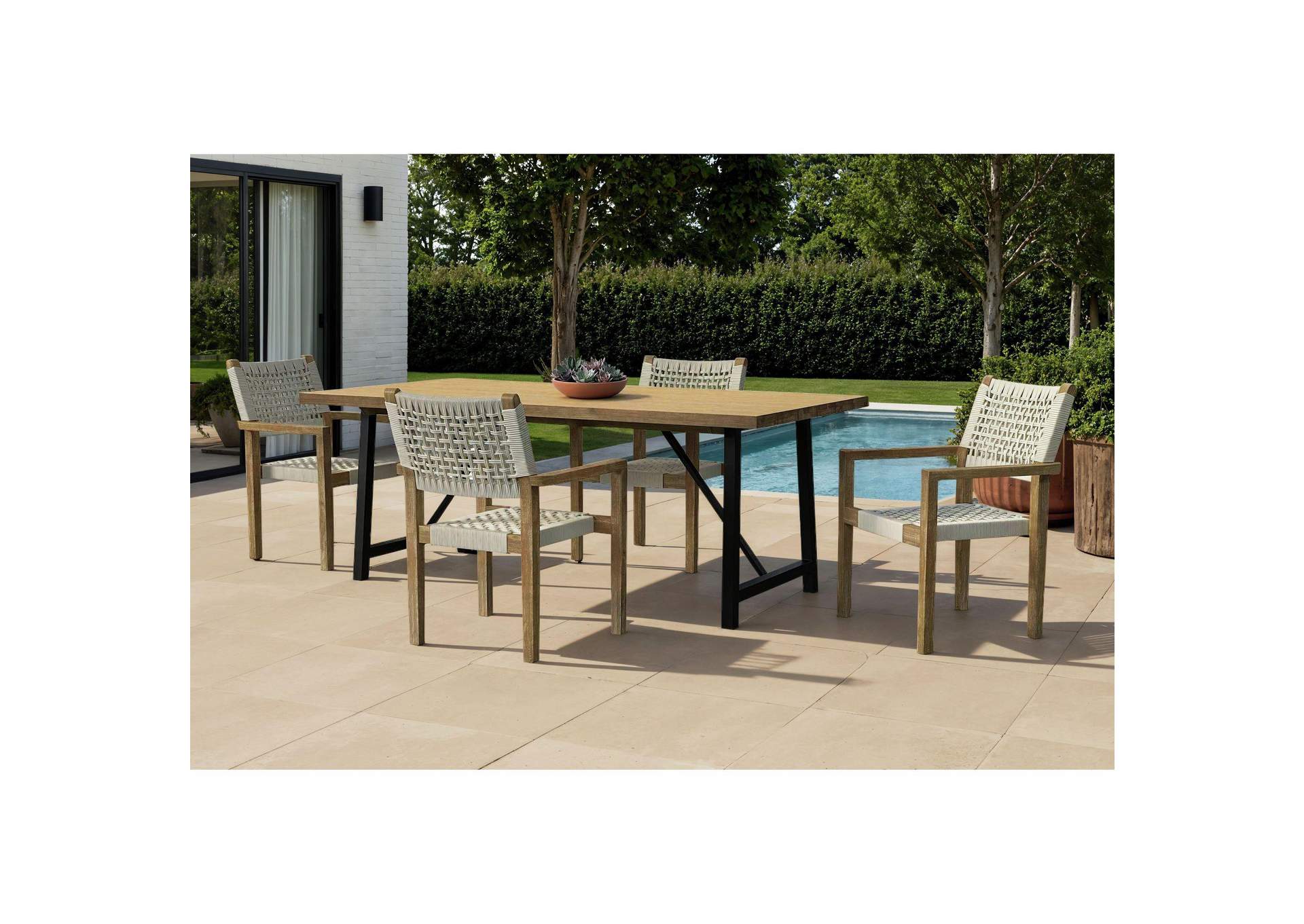 Veltis Dining Chair In Natural 2 Per Carton image 1