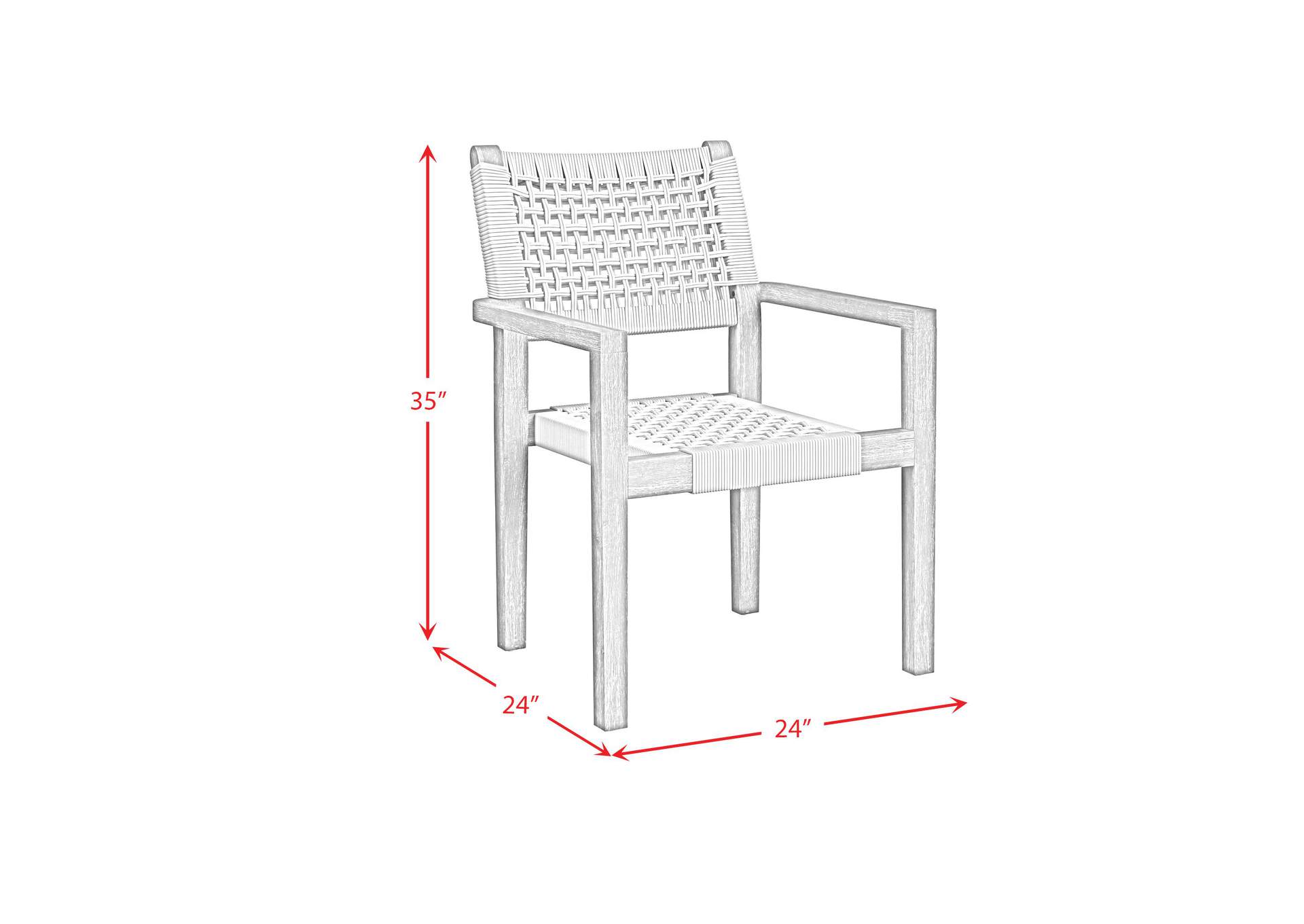 Veltis Dining Chair In Natural 2 Per Carton image 6