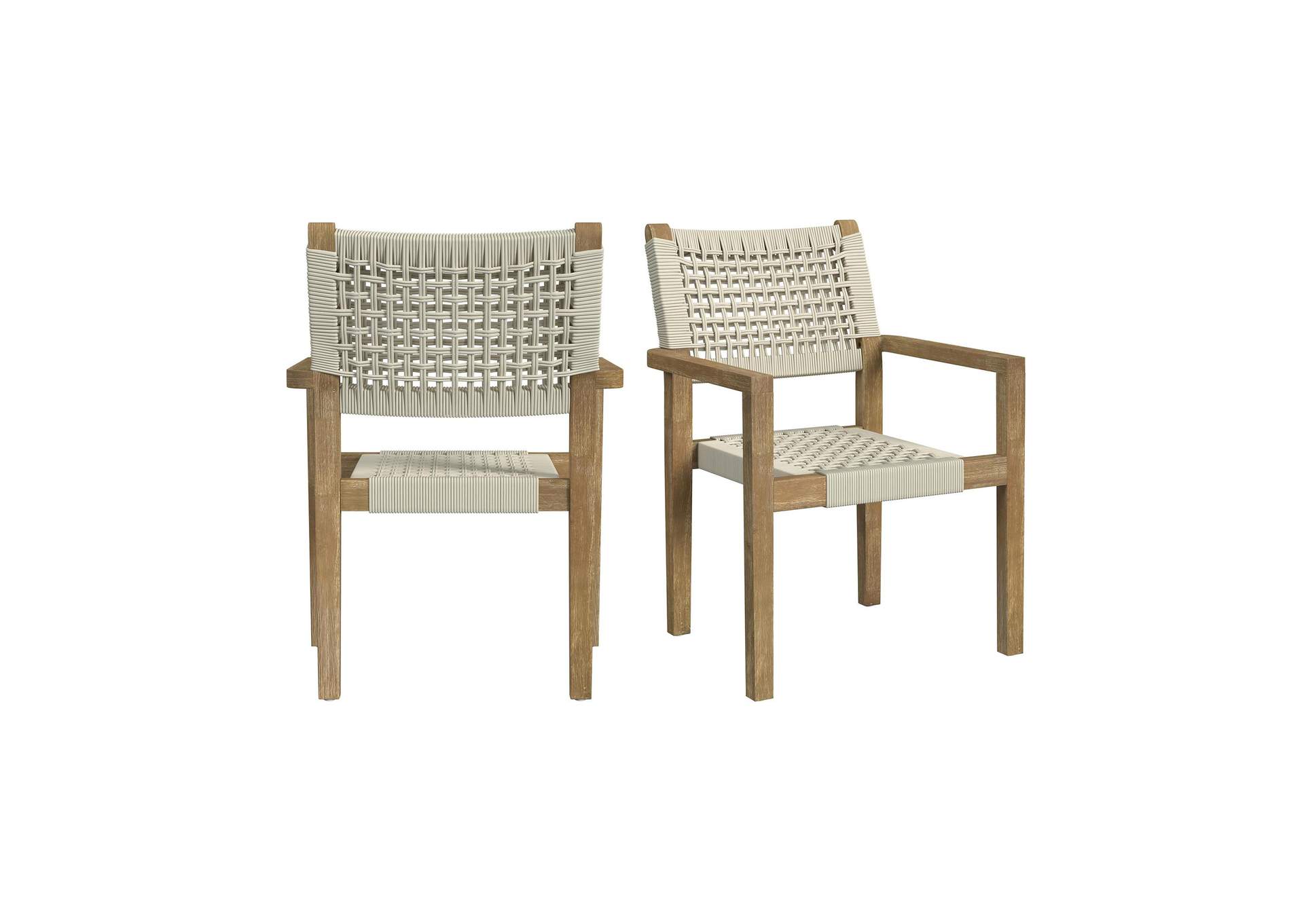 Veltis Dining Chair In Natural 2 Per Carton image 3