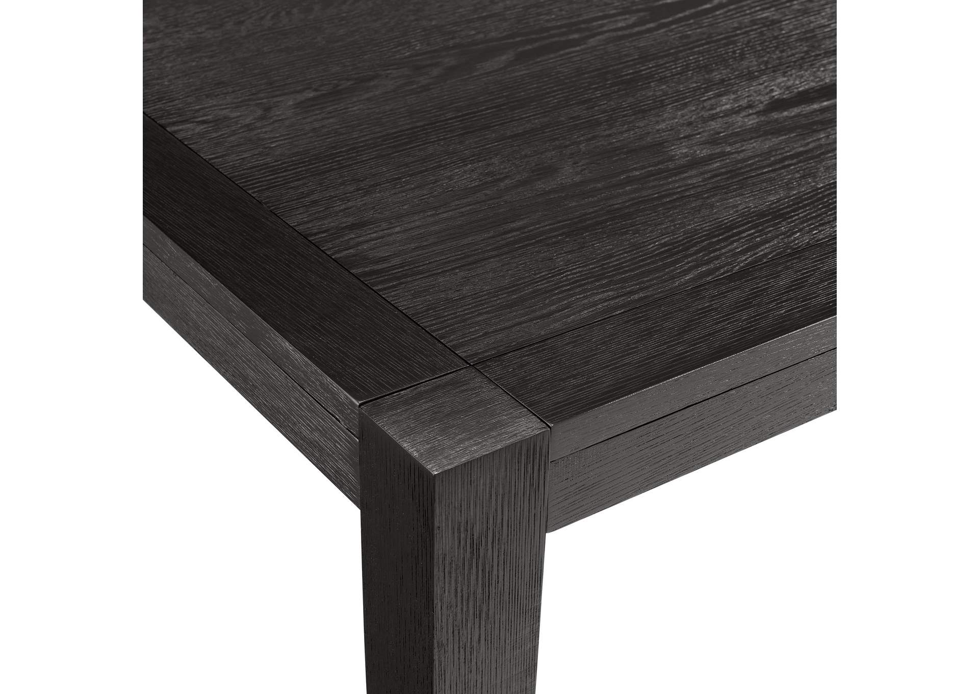 Versailles Contemporary Dining Table In Black image 3