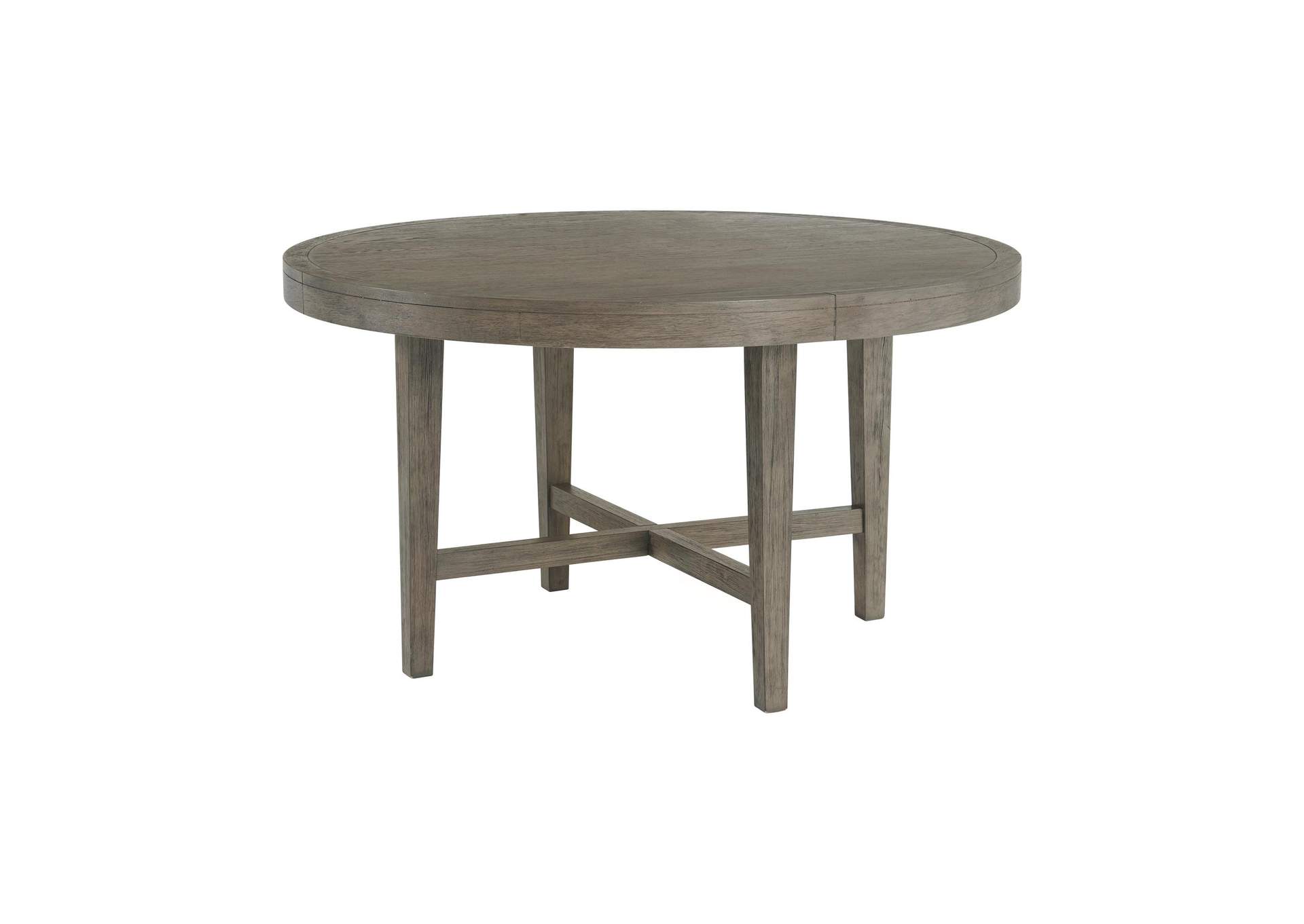 Versailles Contemporary Round Dining Table In Grey image 7