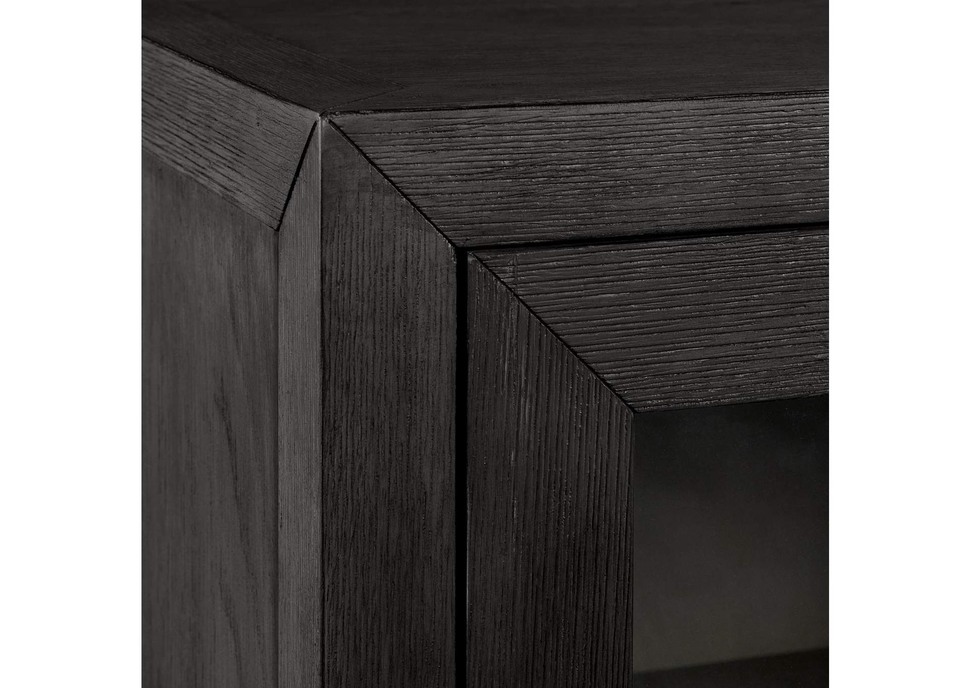 Versailles Contemporary Server In Black image 4