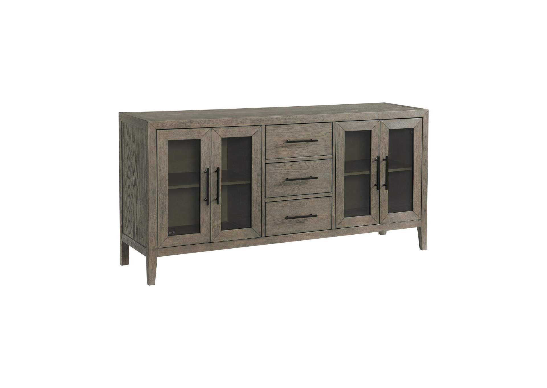 Versailles Contemporary Server In Grey image 6