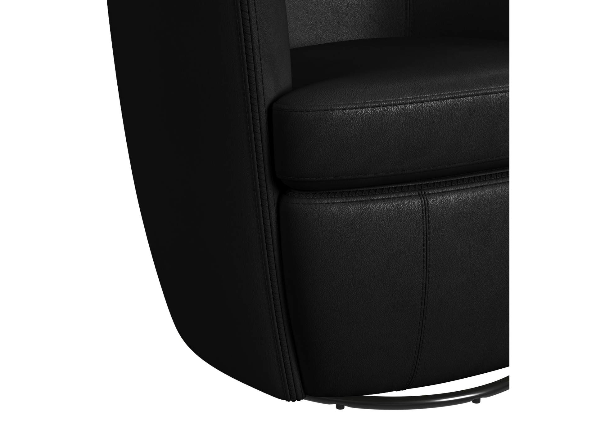 Vito Swivel Chair In Pebble Black image 4