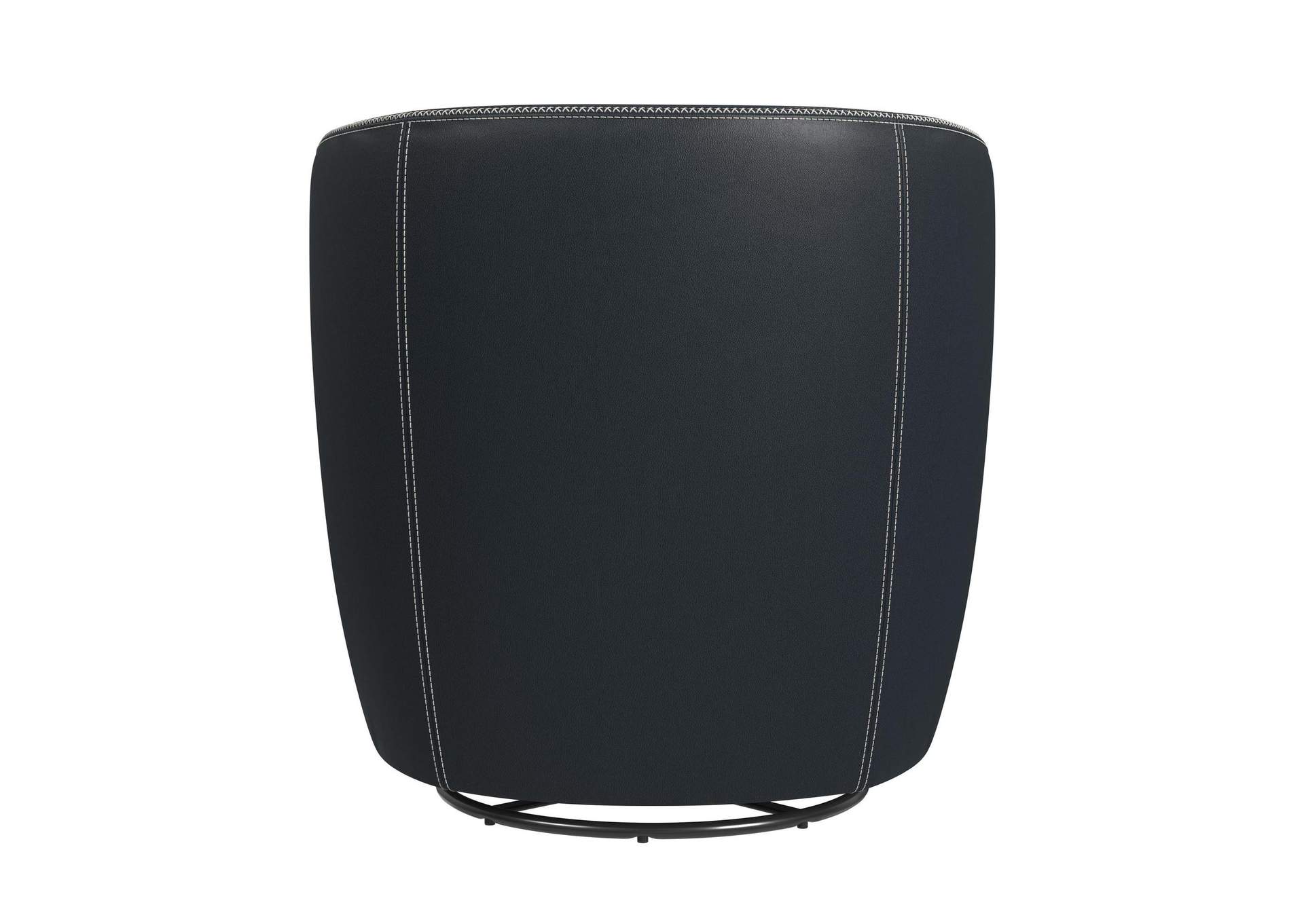 Vito Swivel Chair In Pebble Navy image 5