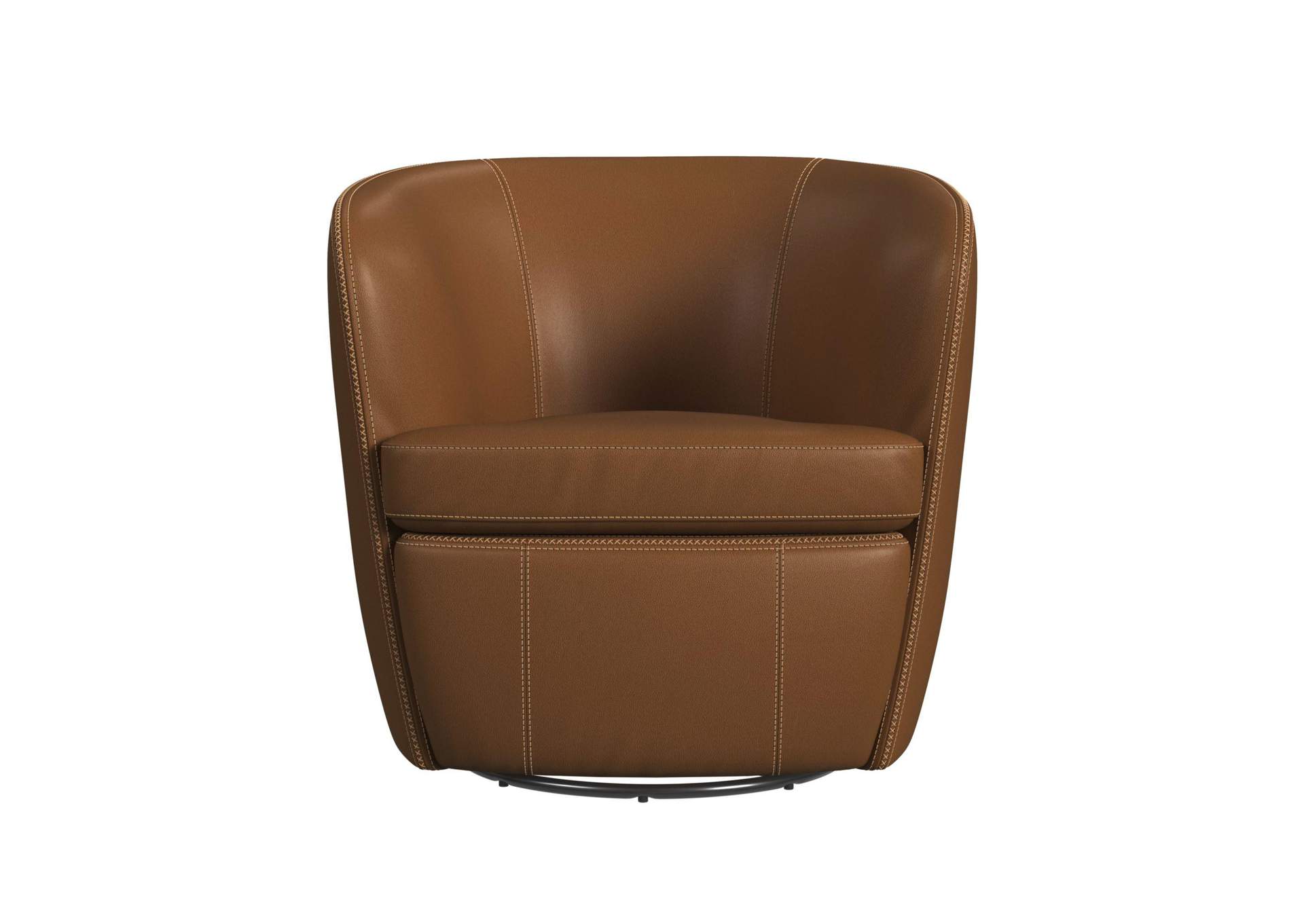 Vito Swivel Chair In Pebble Tan image 4