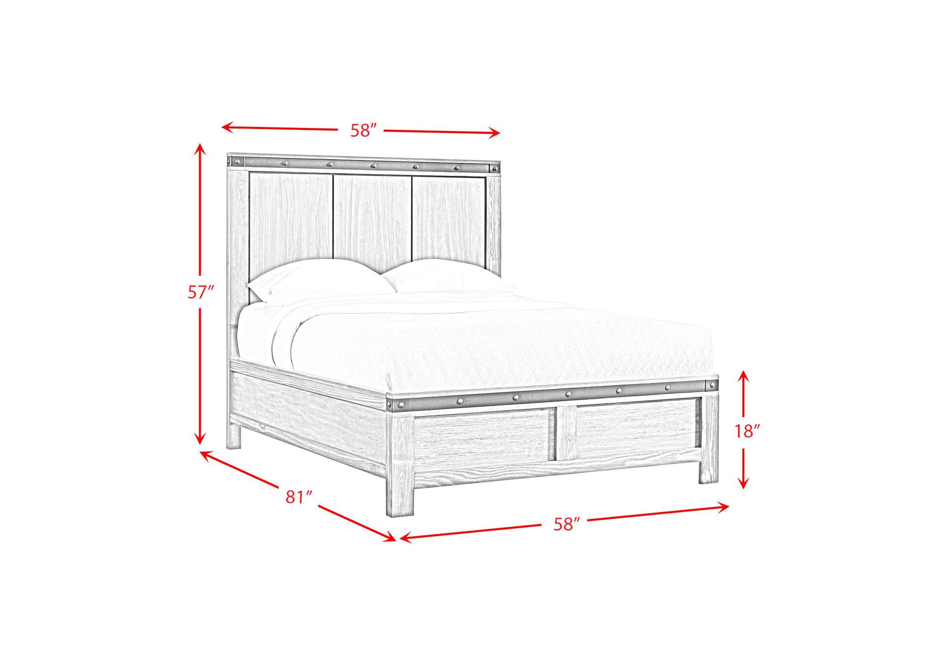 Wade Full Bed image 6