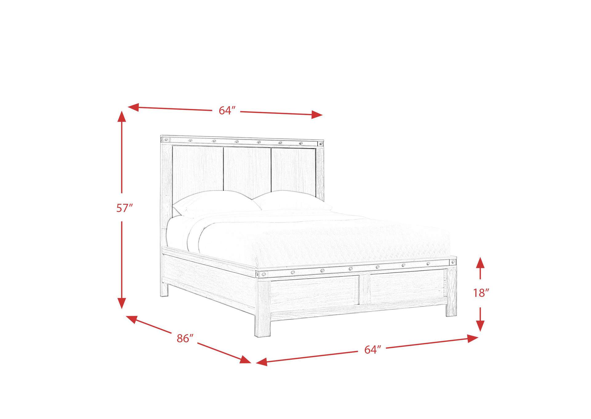 Wade Queen Panel Bed image 7
