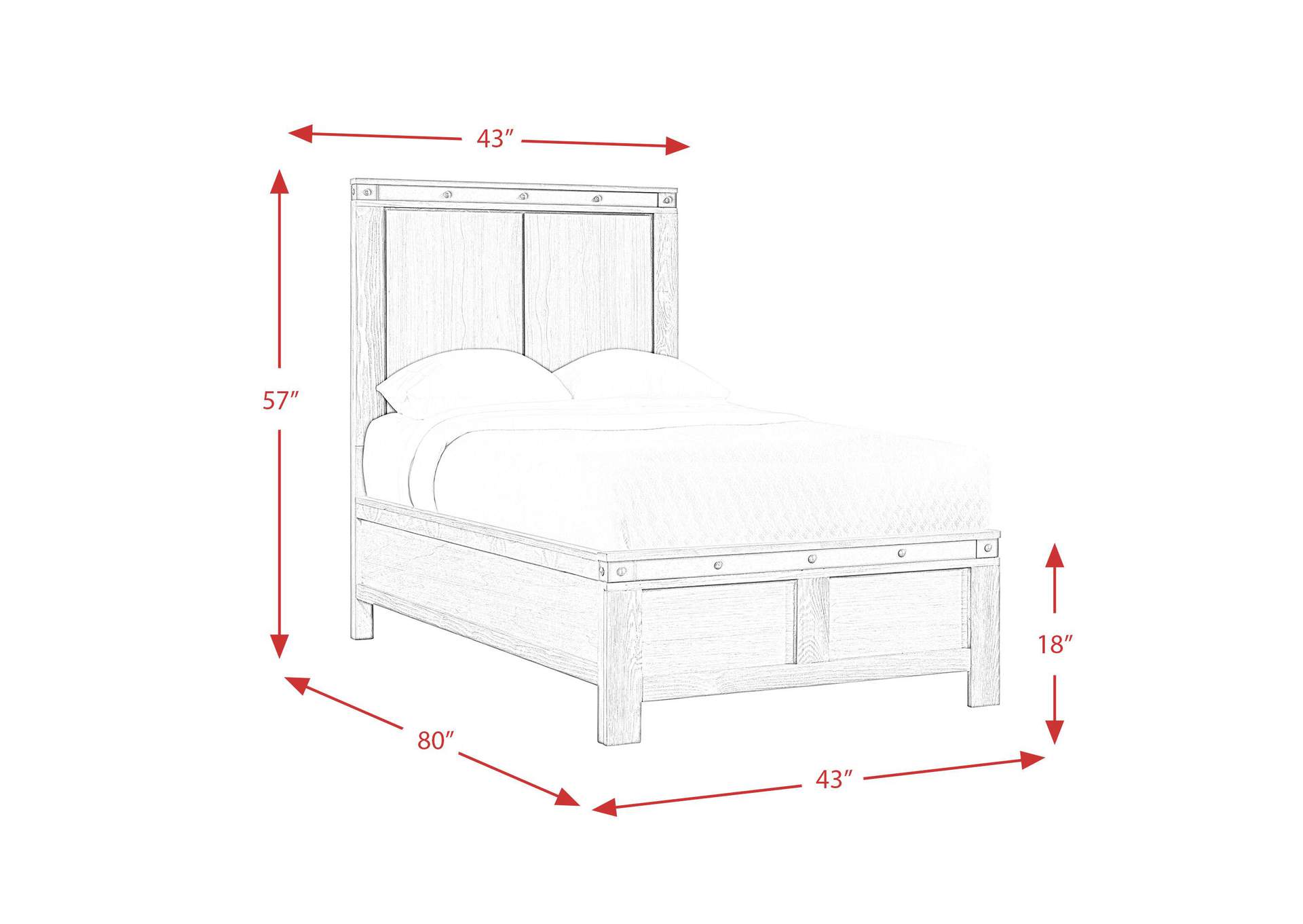 Wade Twin Bed image 6