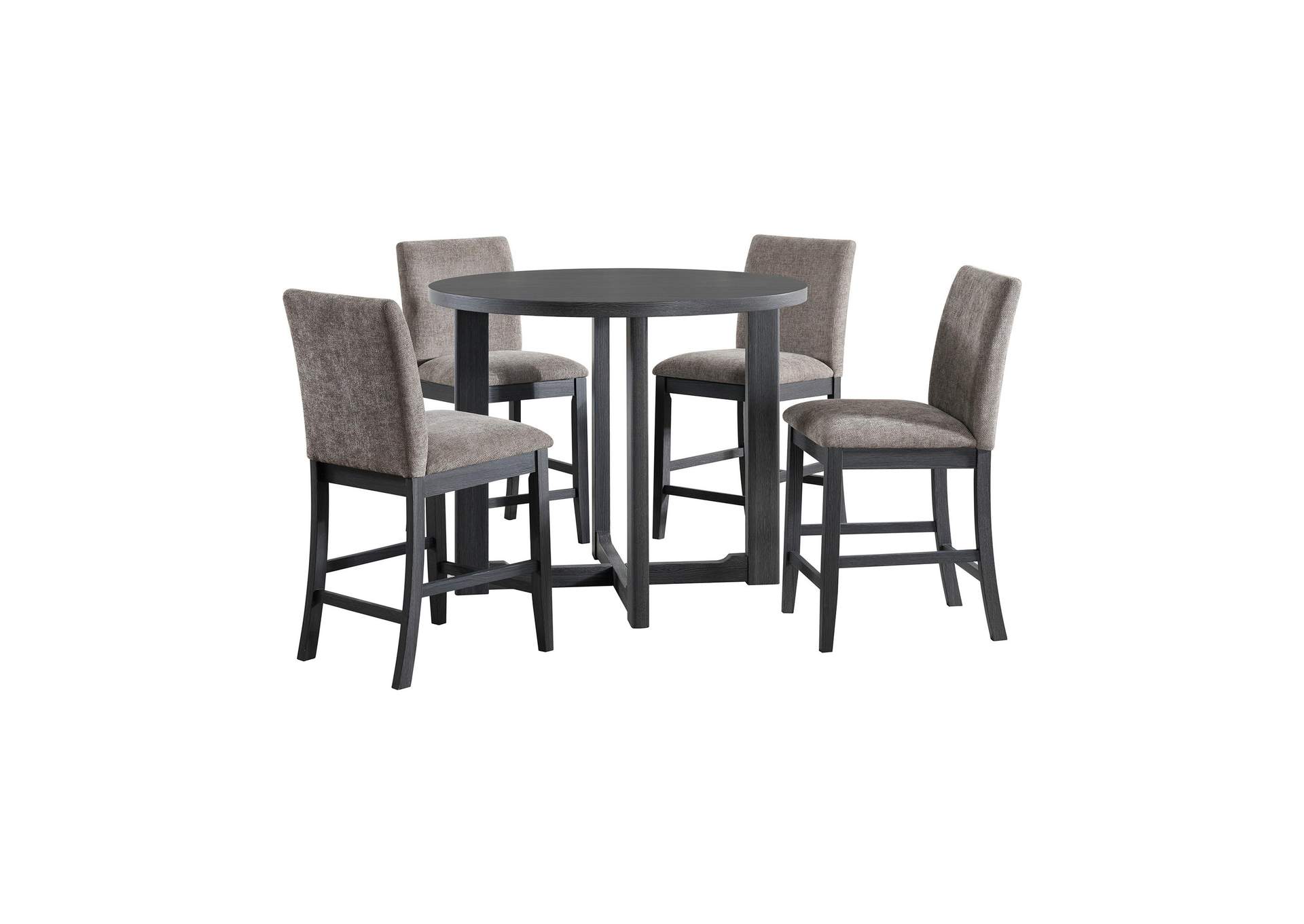 Wakefield 5 Piece Counter Set With Table And 4 Chairs In Espresso image 3